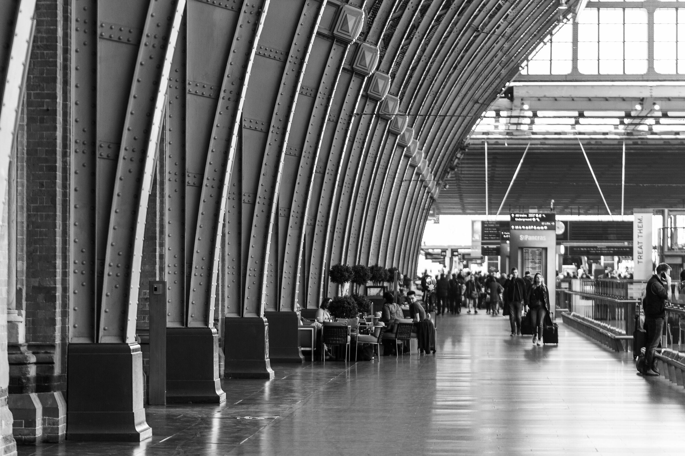 Departures and arrivals