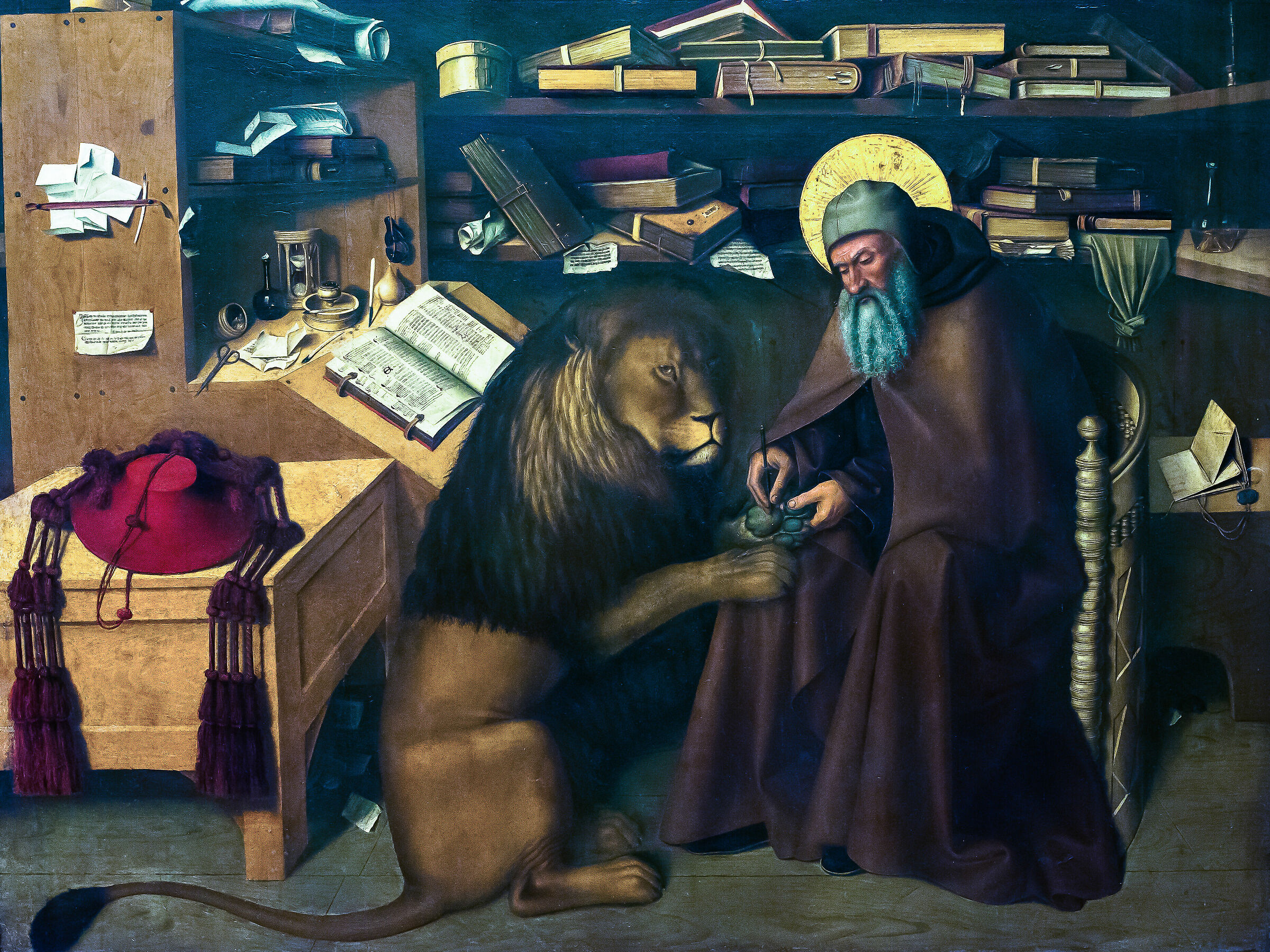 San Gerolamo by N.A.Colantonio, 1444