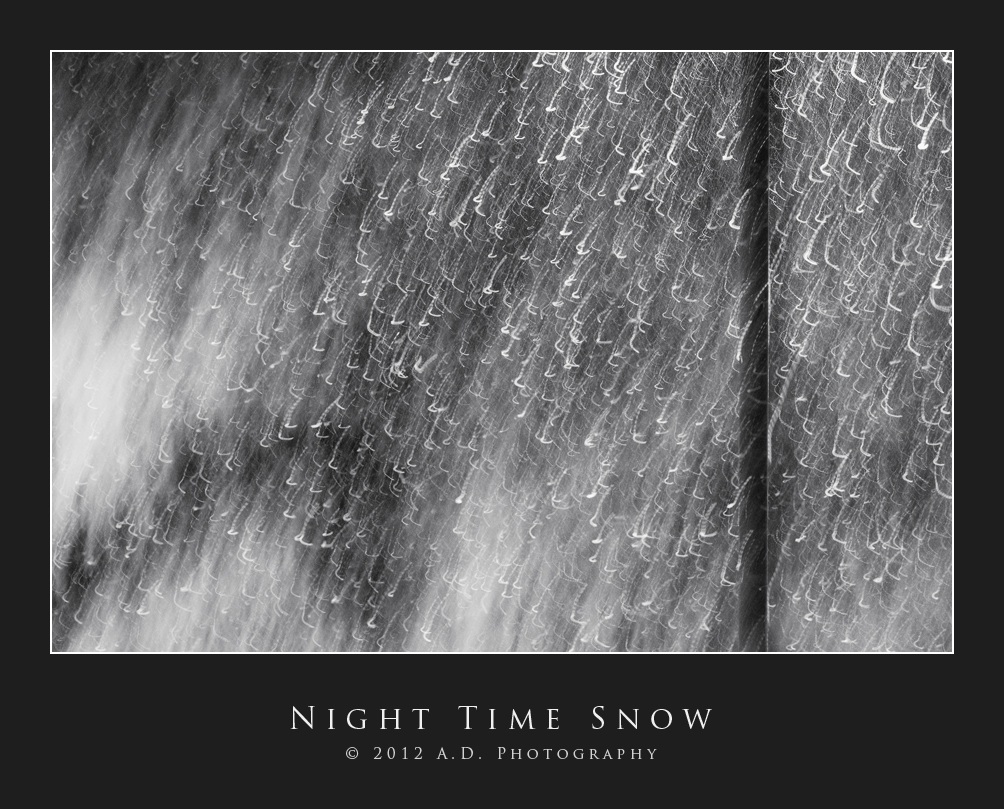 Night Time Snow
