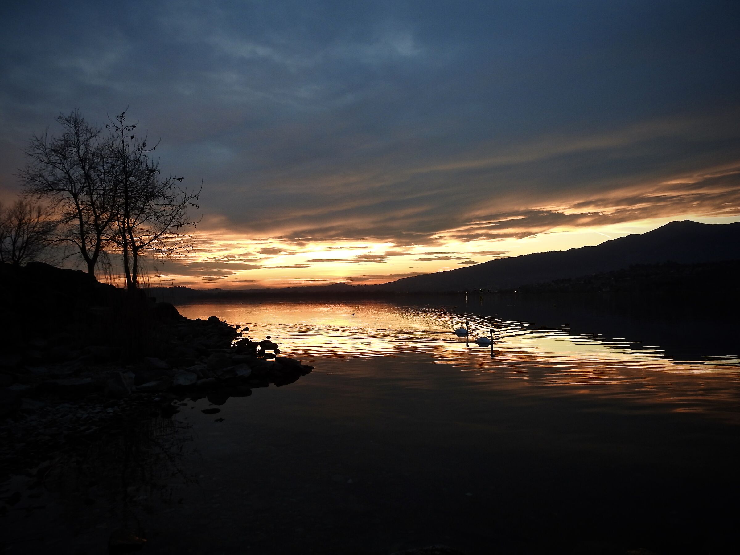 Sunset on Pusian Lake (Bosisio)