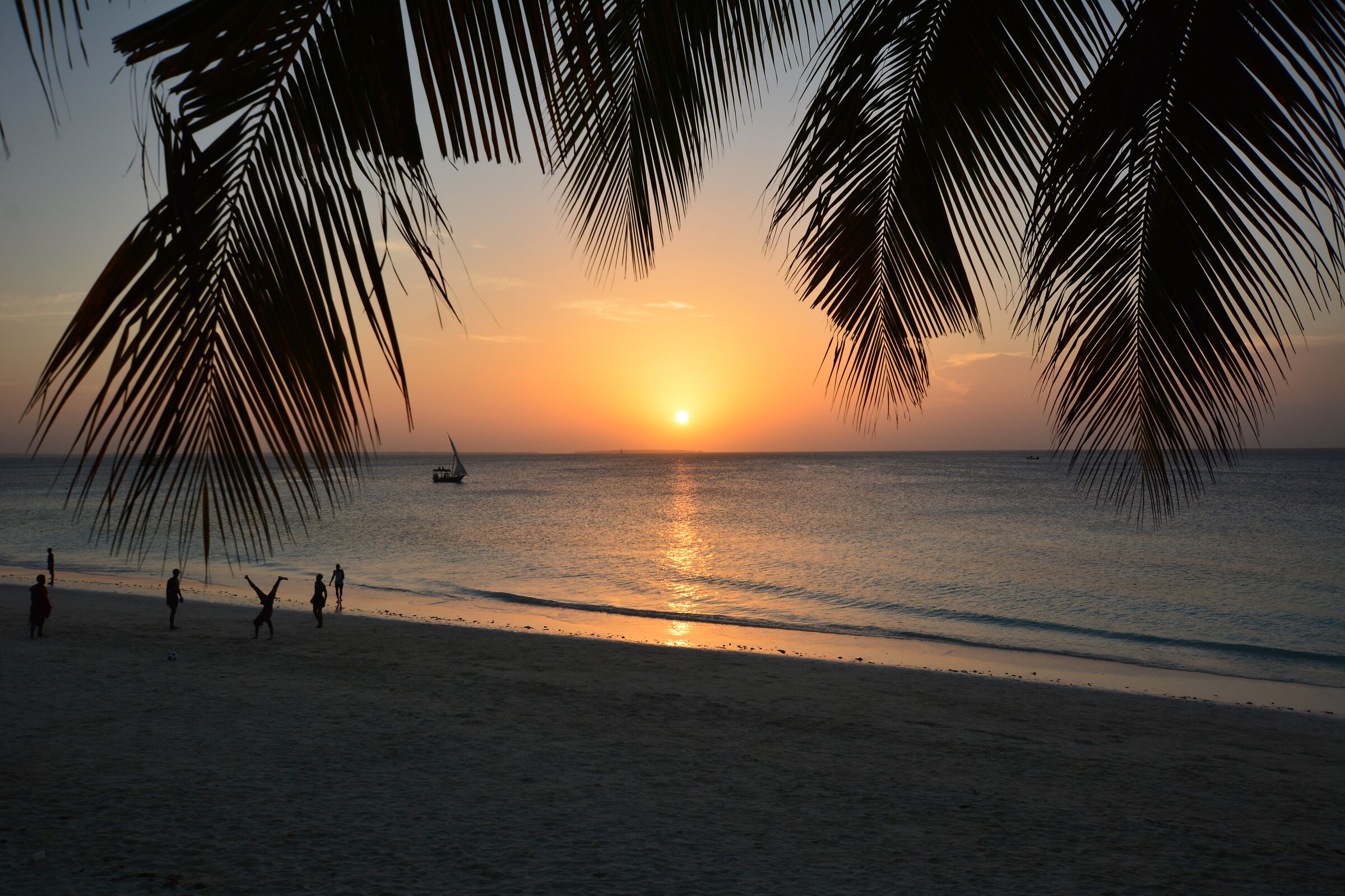 tramonto a Zanzibar