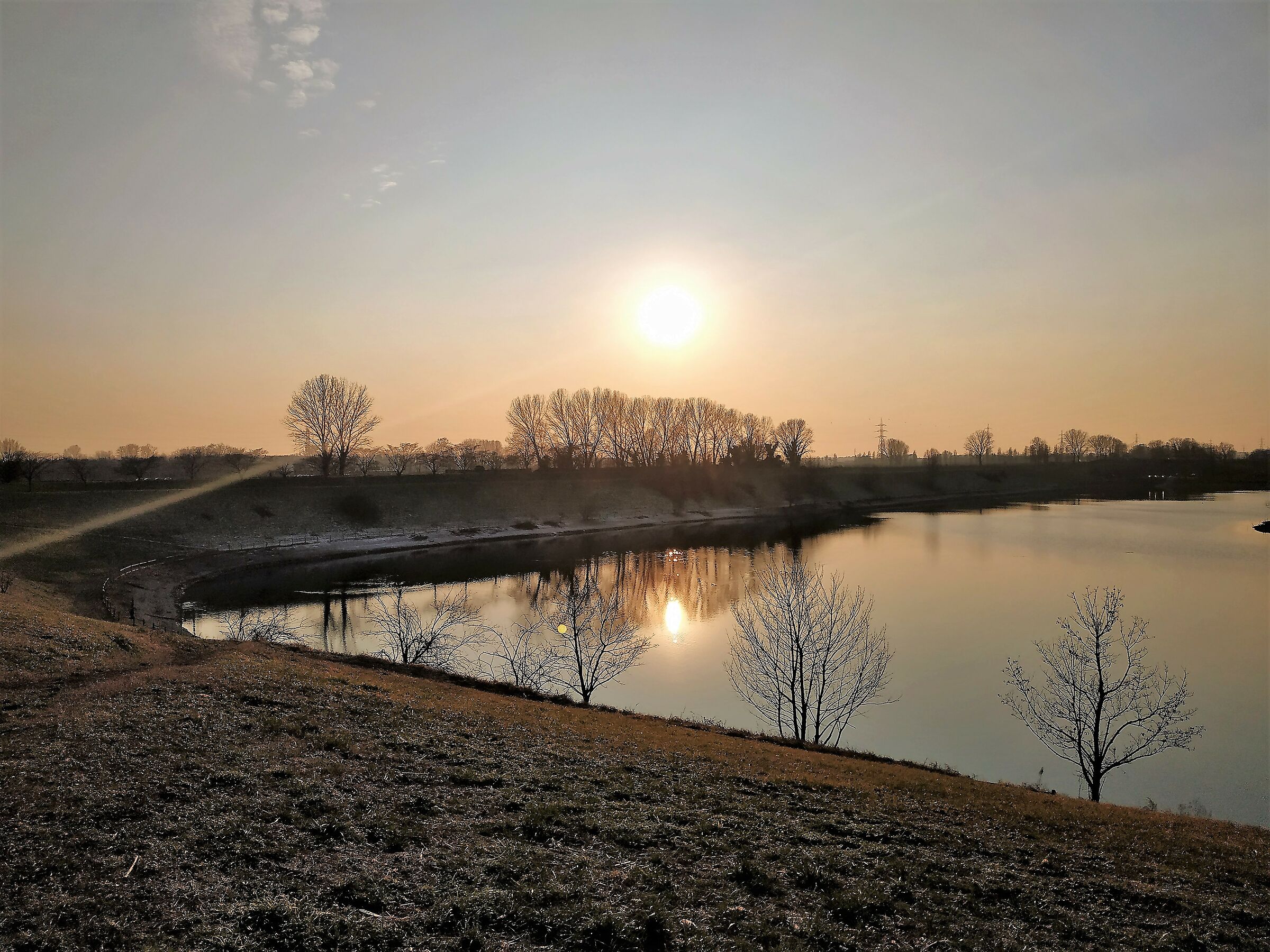 Laghetto Parco Increa ...al calar della sera..