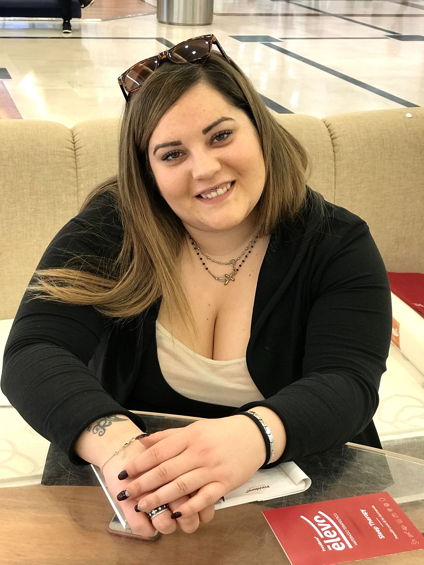 Francesca imbarazzata!