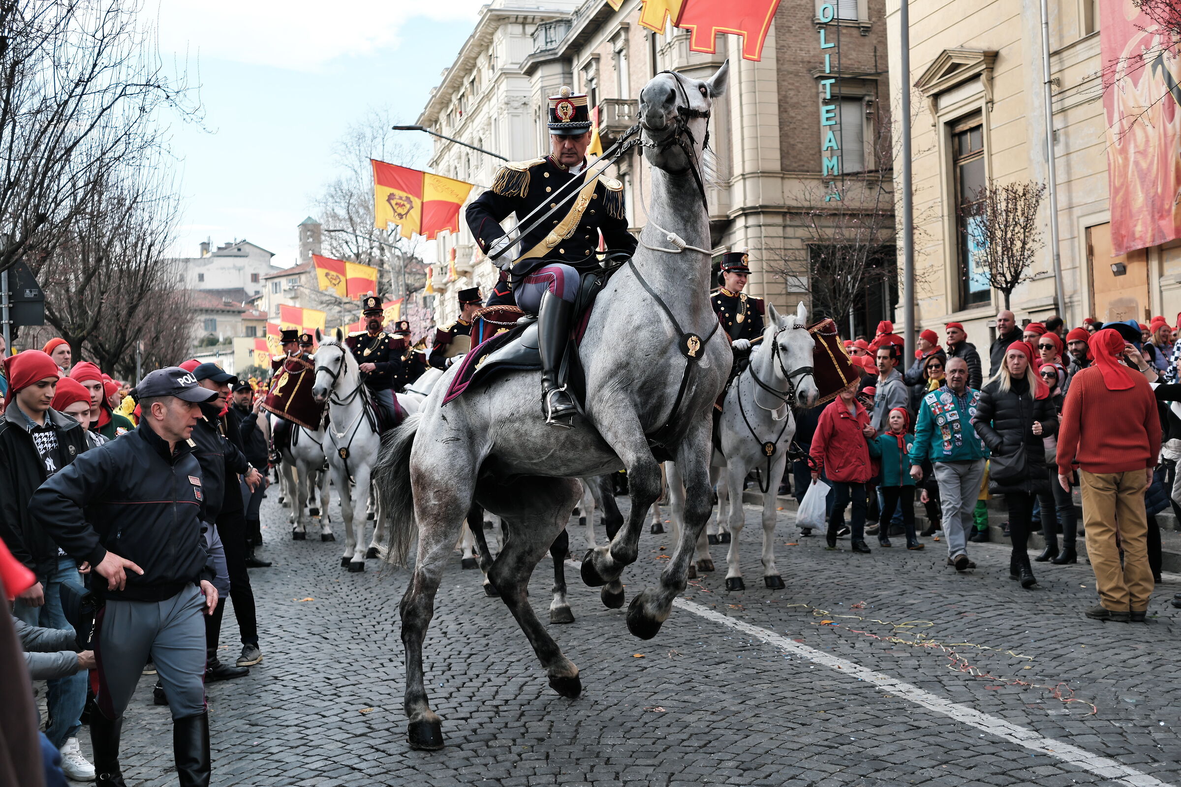 Ivrea, sfilata del carnevale storico