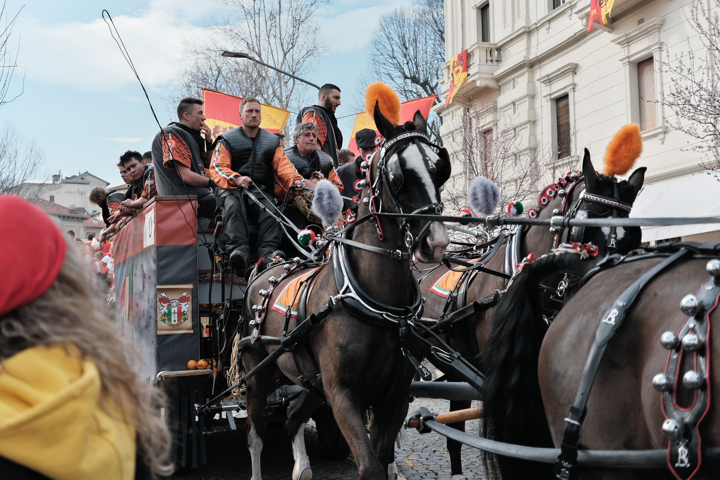 Ivrea, la sfilata dei carri