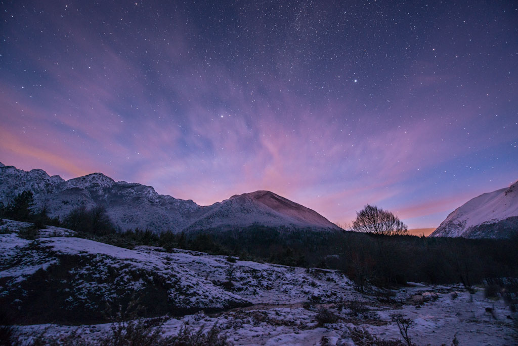 snowshoe hike in the National Park of Abruzzo