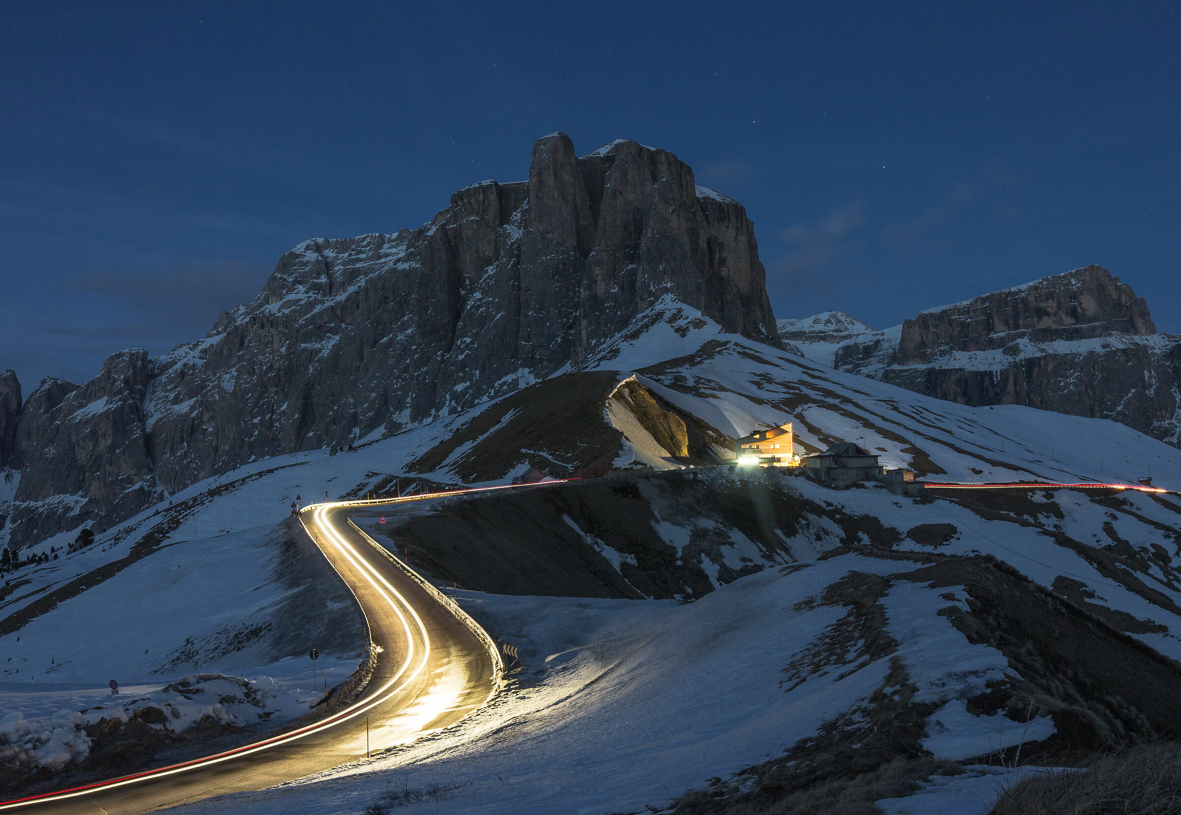 At the speed of light