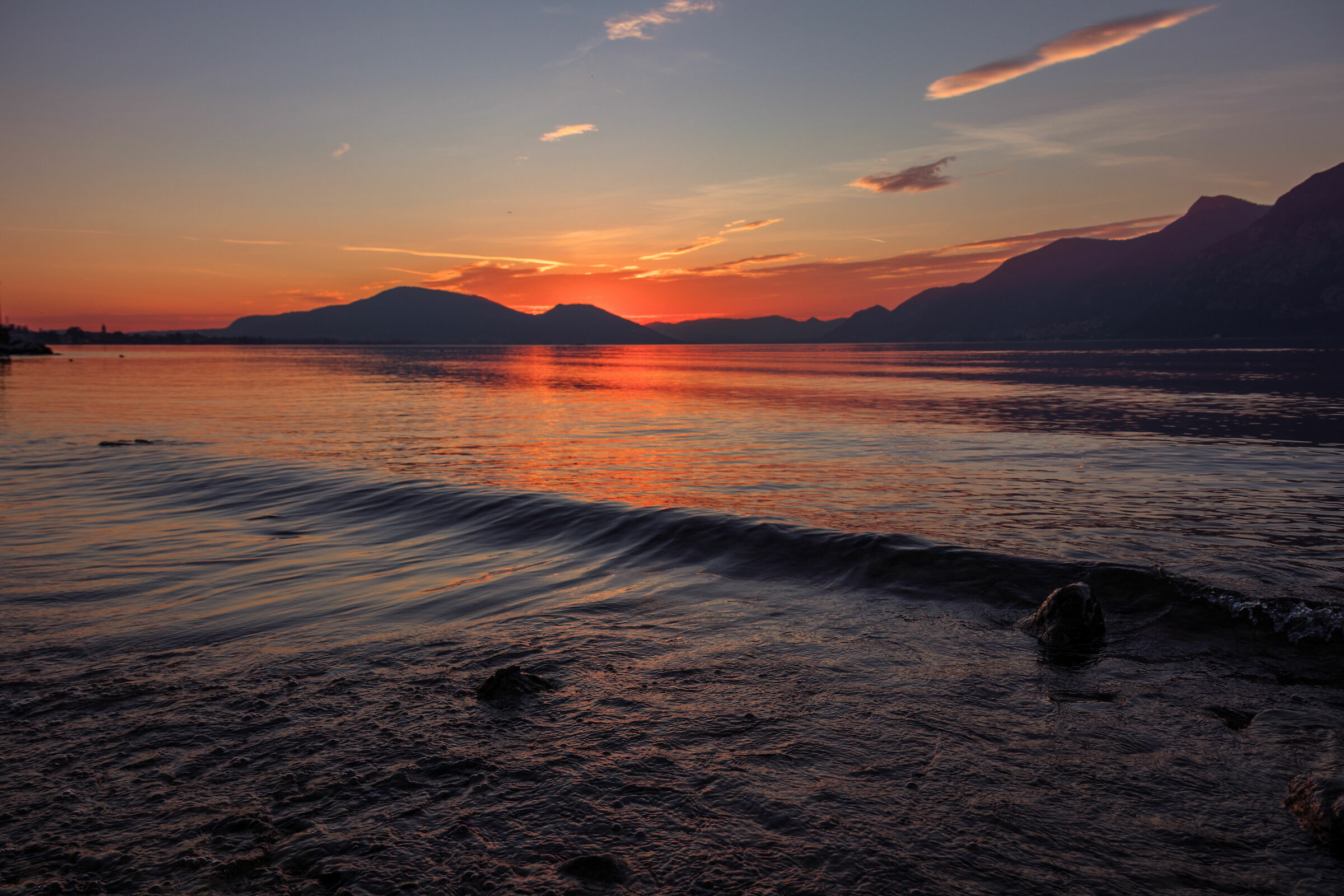 Peace on the water line