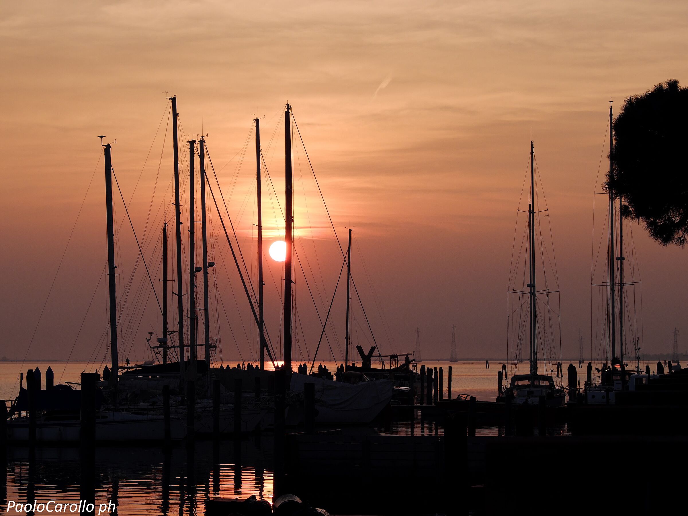 Tramonto sulla laguna