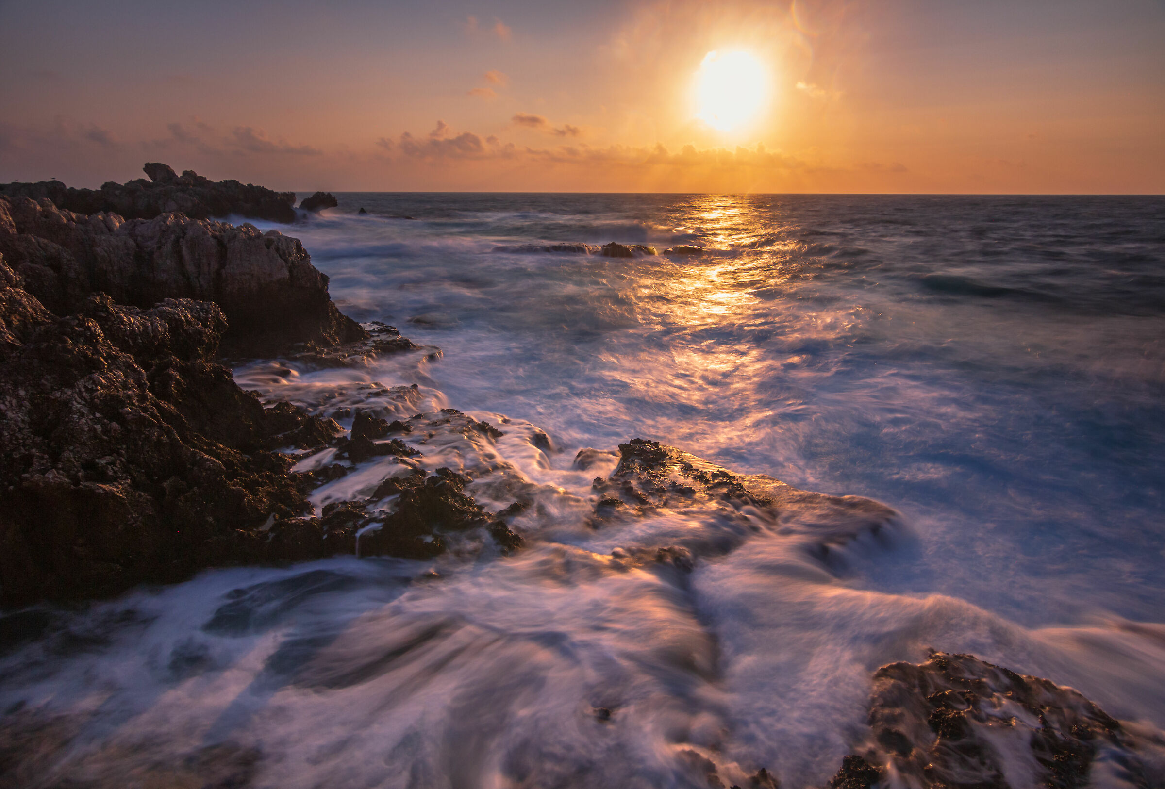 The colors of the sea