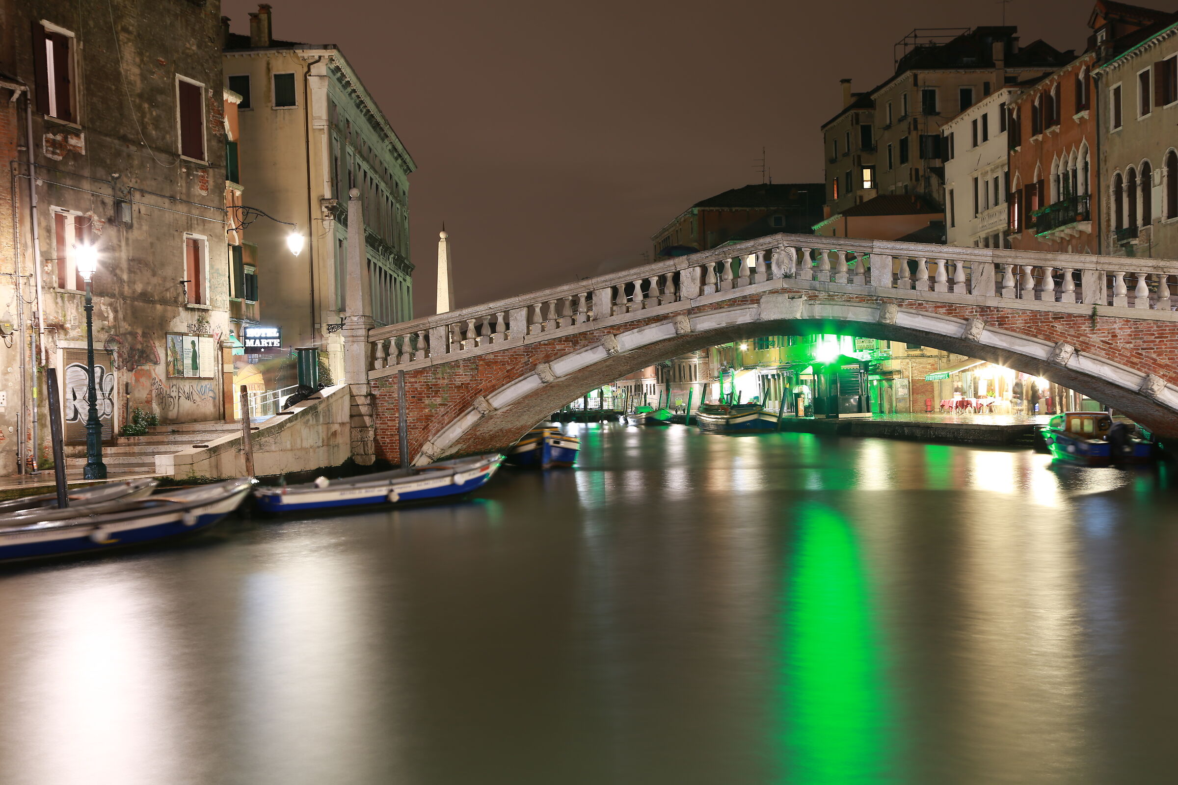 Venice at night