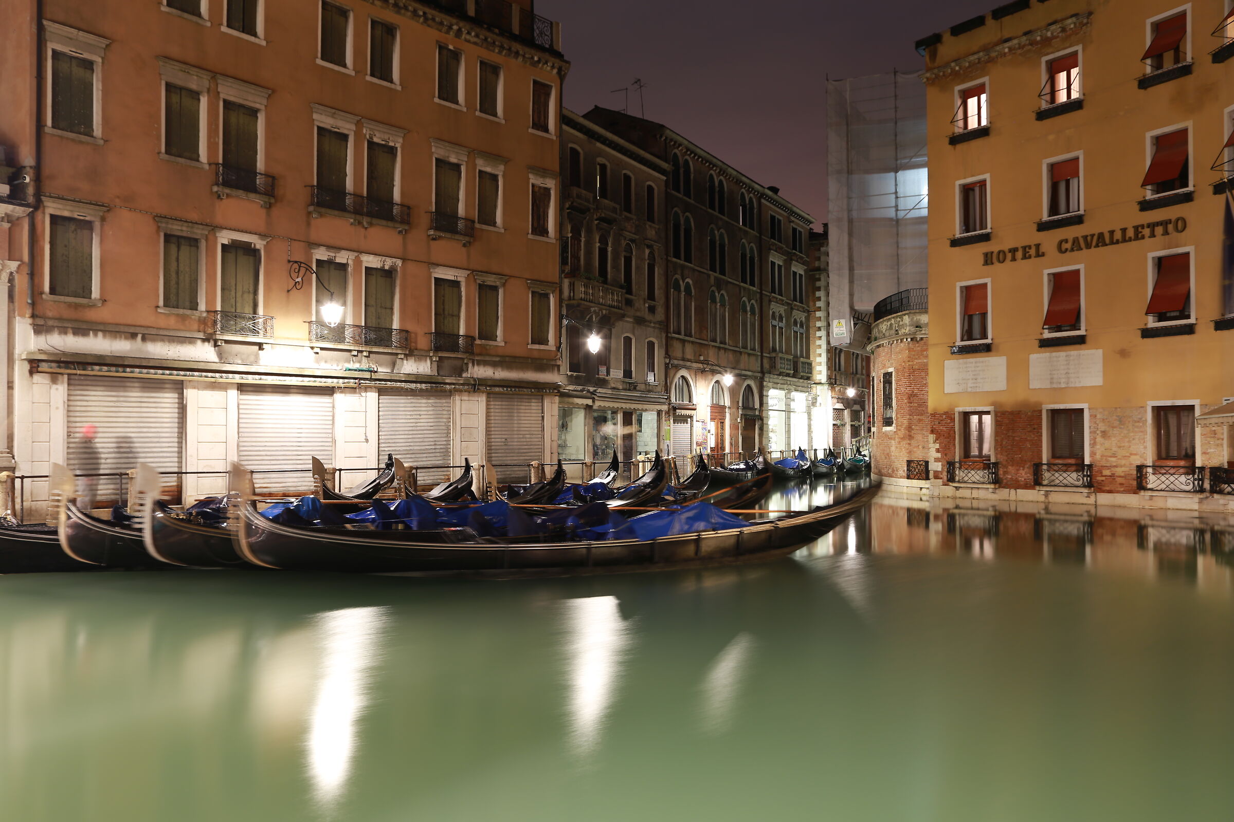 Venice at night