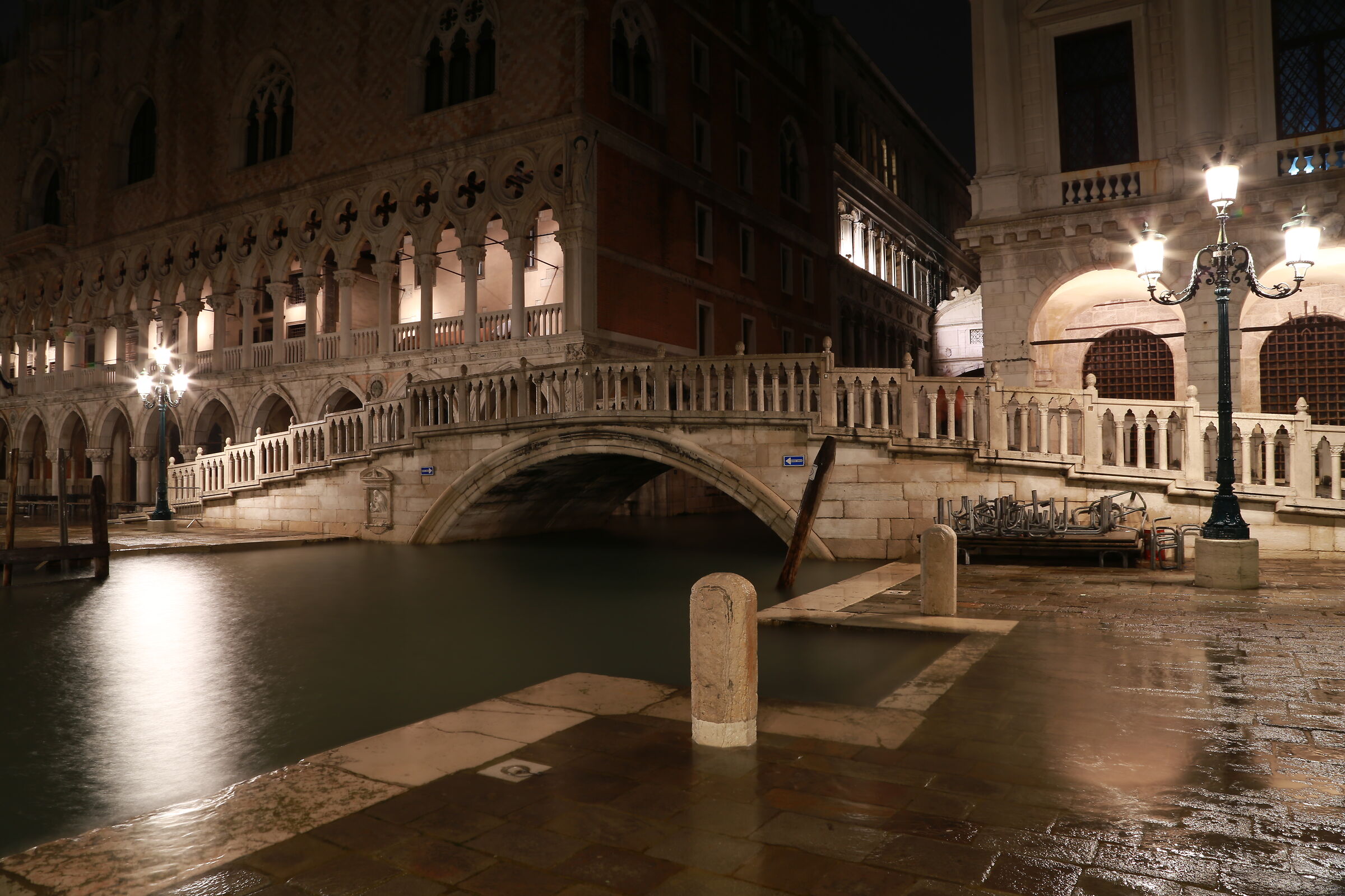 Venice at night
