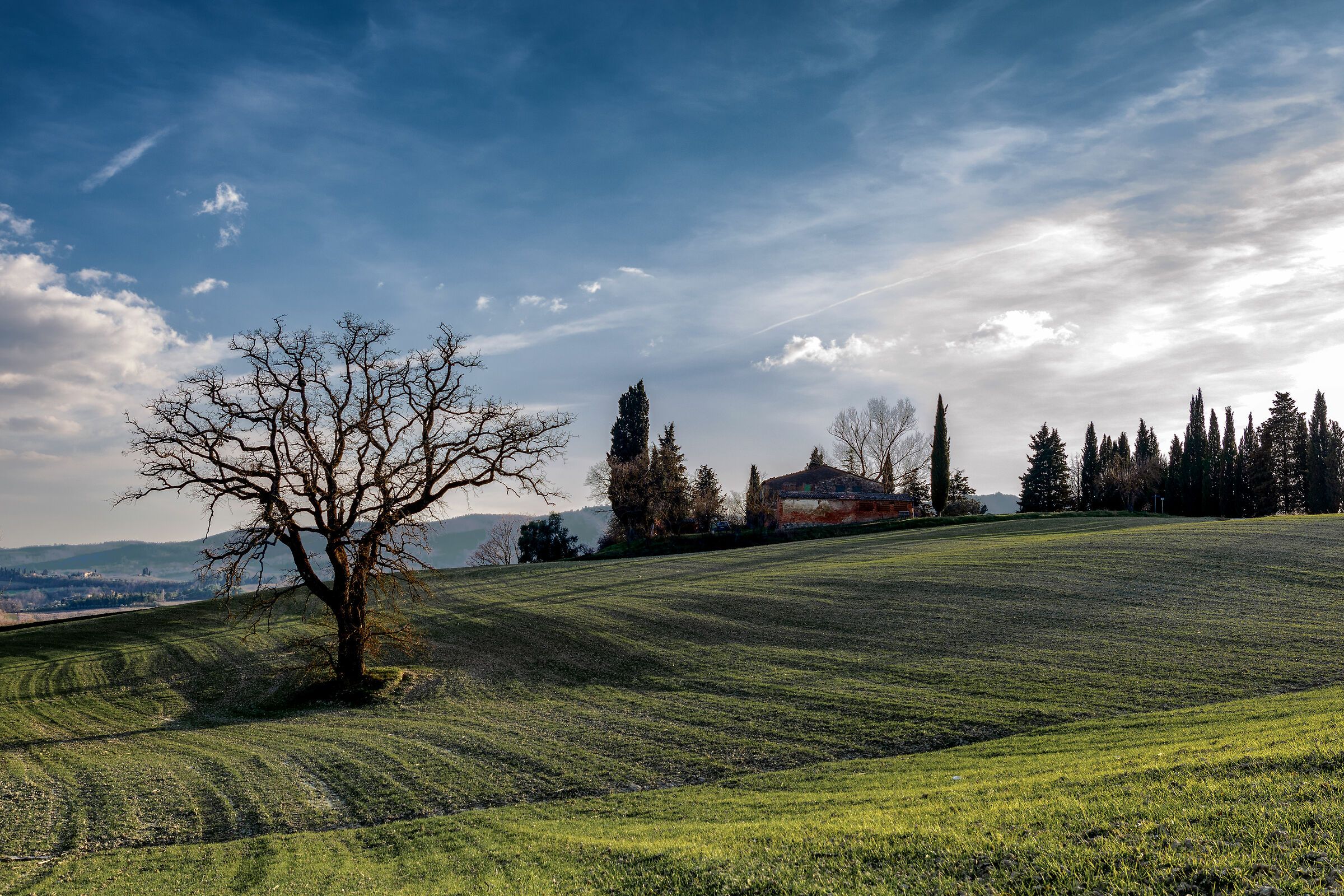 asperita delle colline nella bassa val di chiana