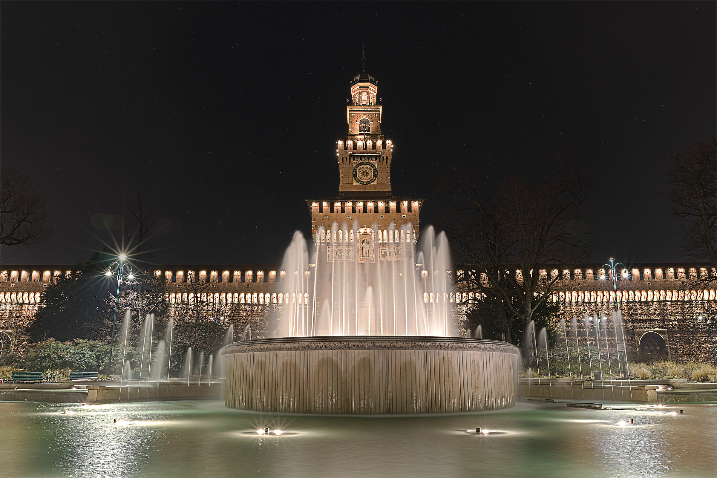 Fontana castello Sforzesco