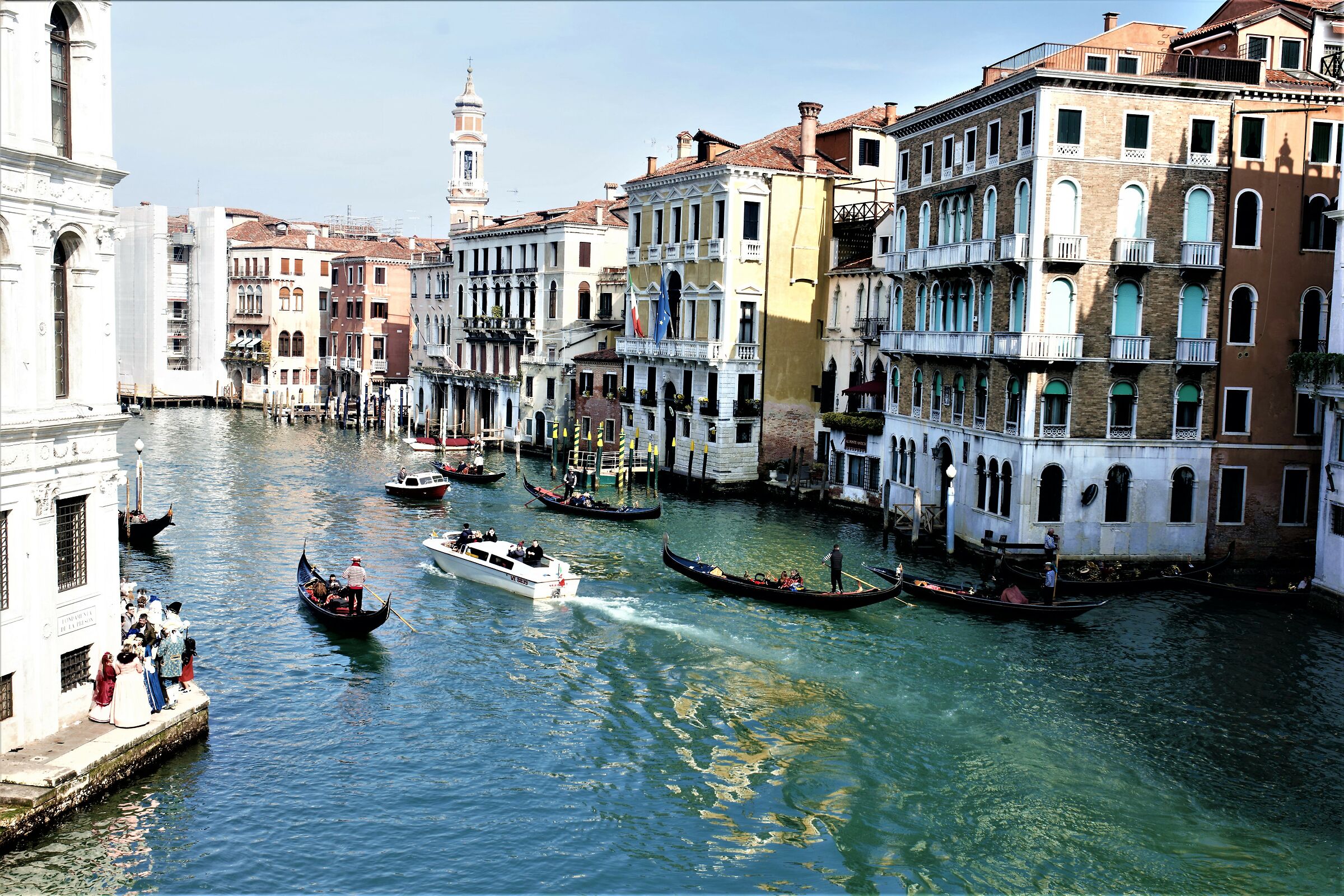 traffico sul Canal Grande...