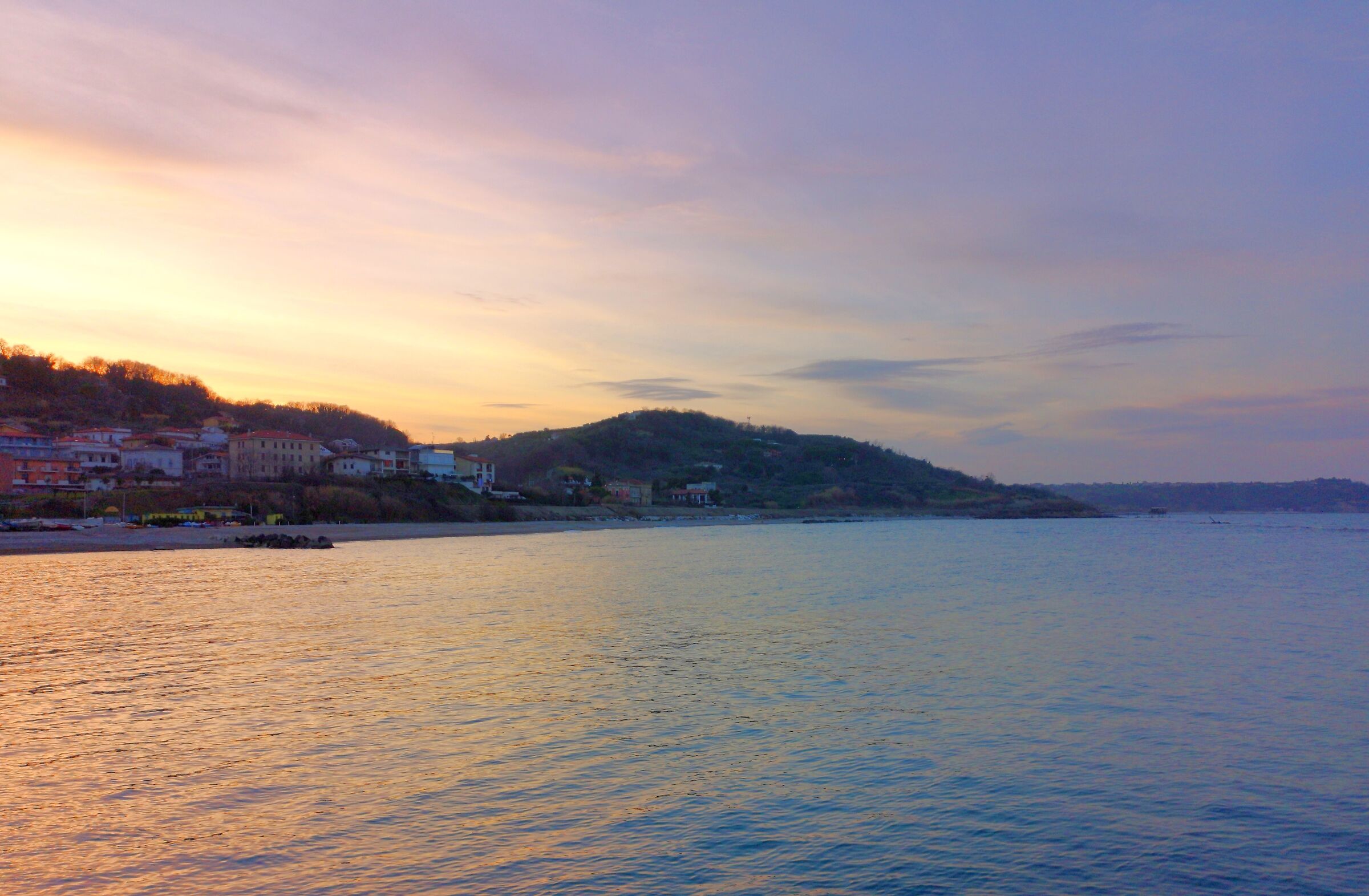 Scent of sea at sunset