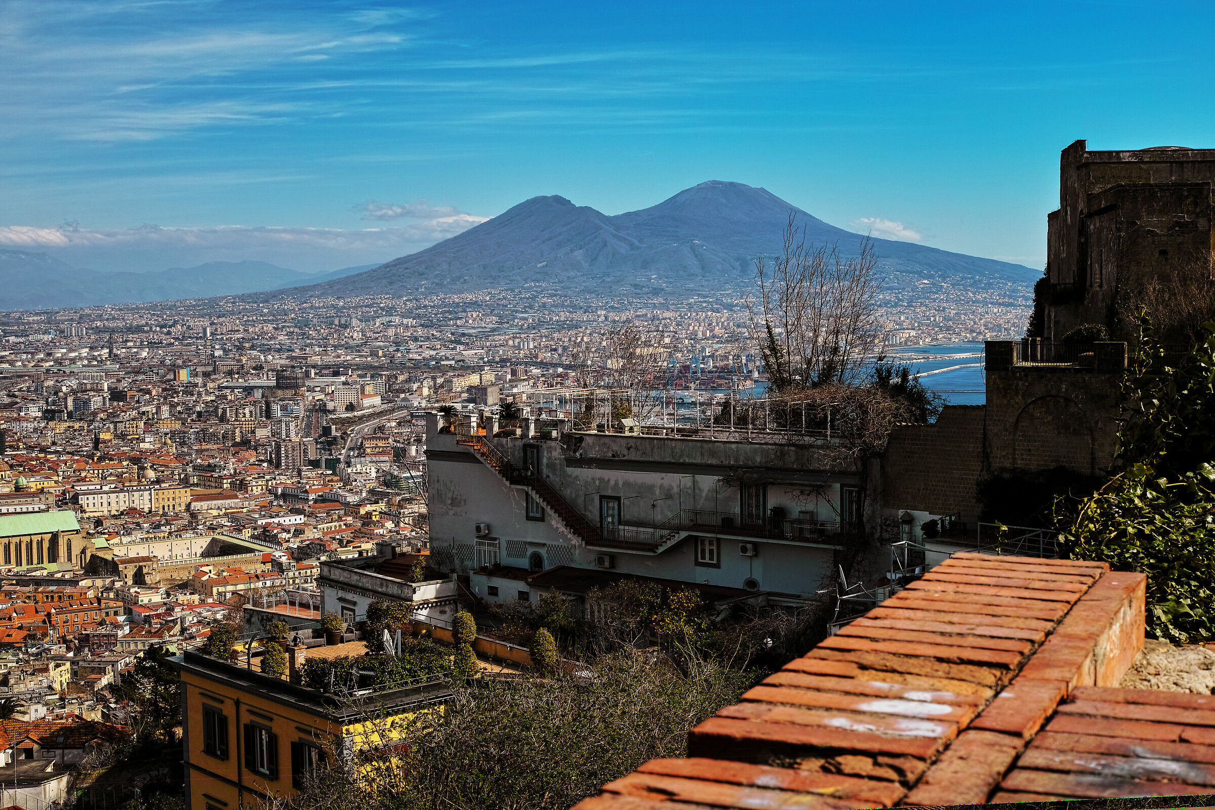 Vesuvio visto da San Martino