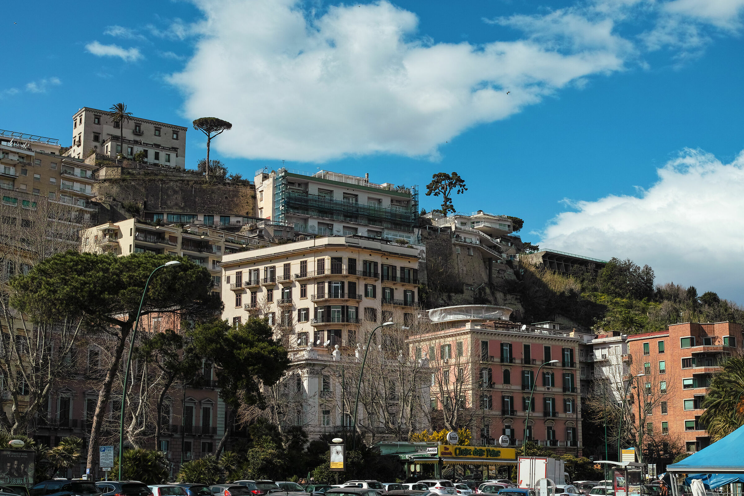 Mergellina vista su cemento