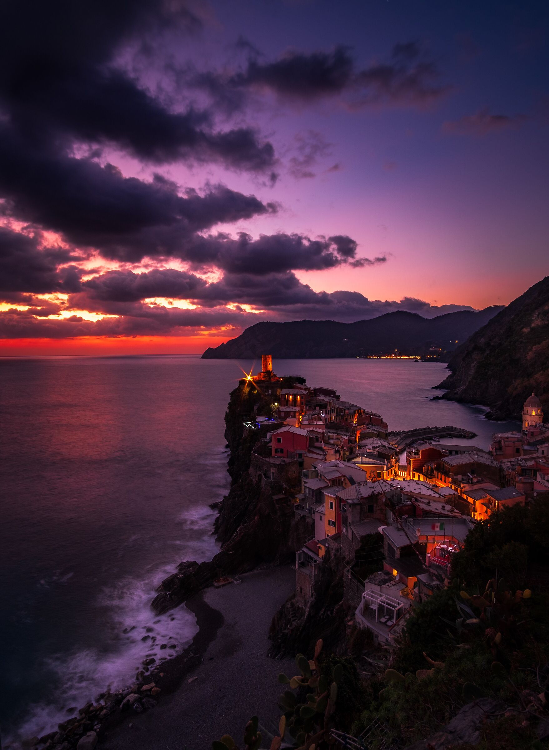 Sunset in Vernazza