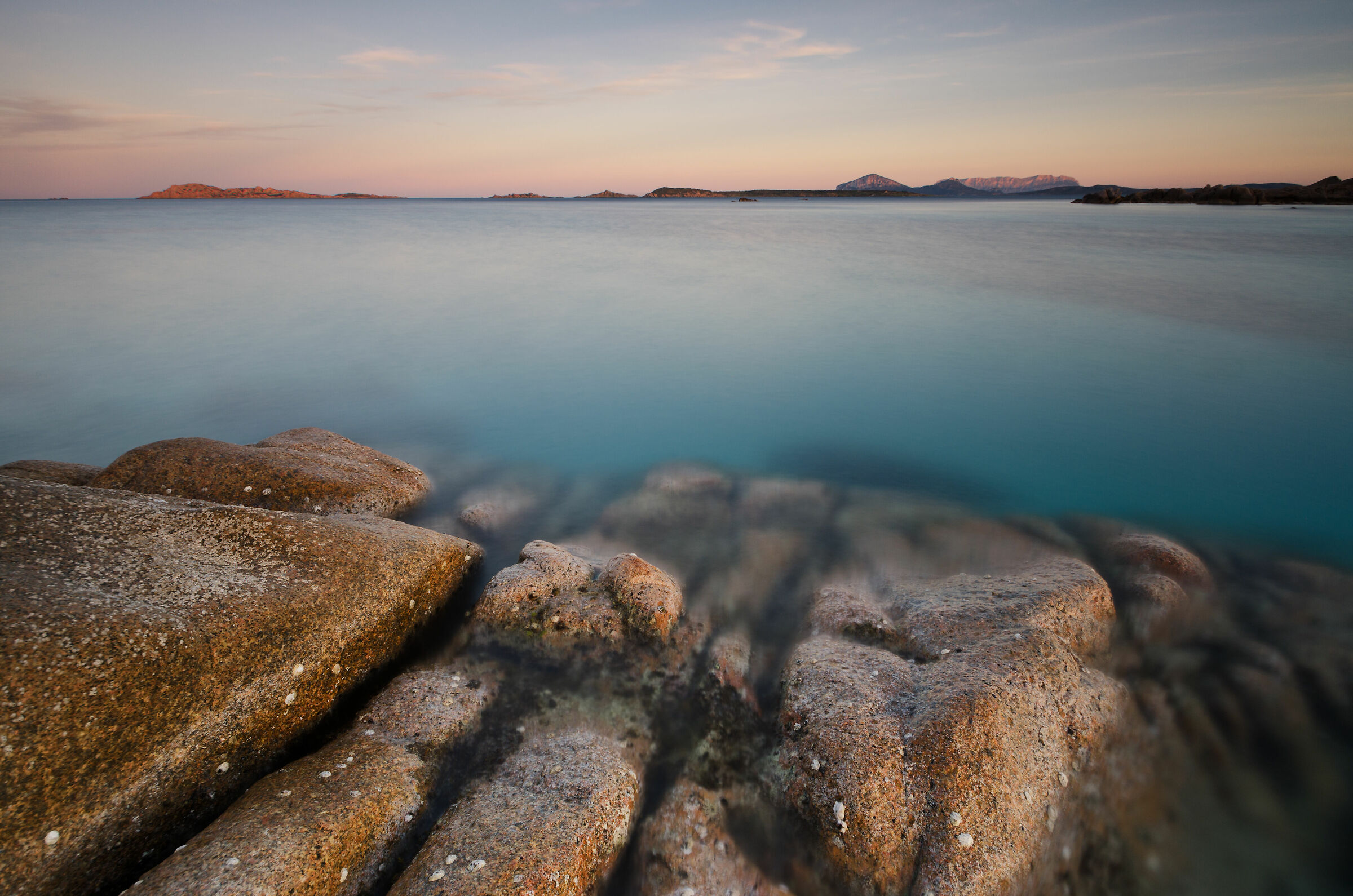 A sunset of the shoulders