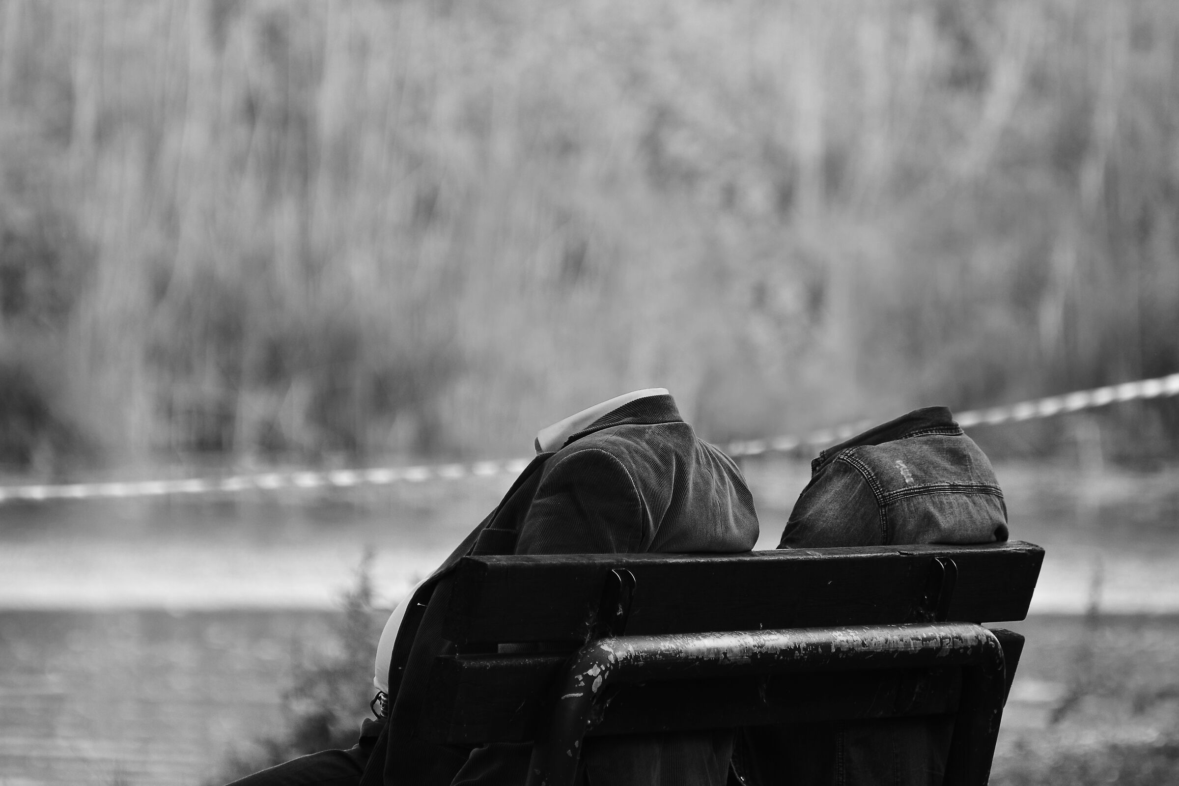 Surrounded by empty people