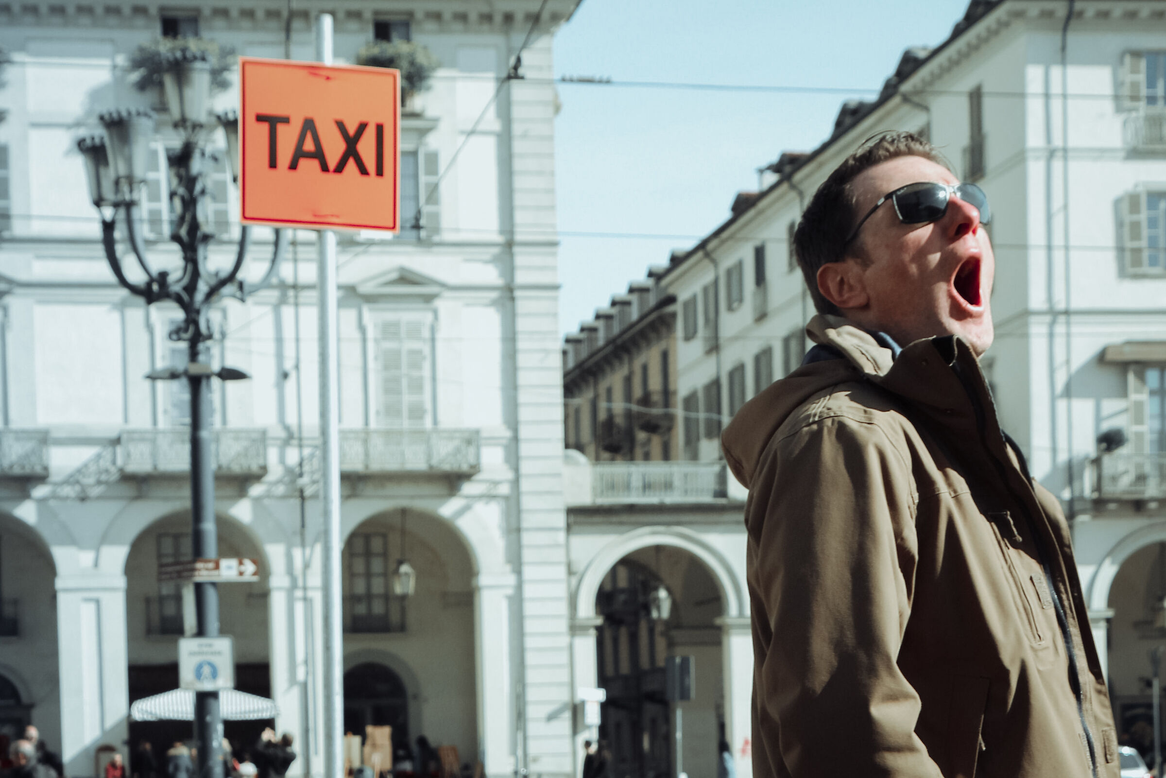 Quando arriva questo taxi?