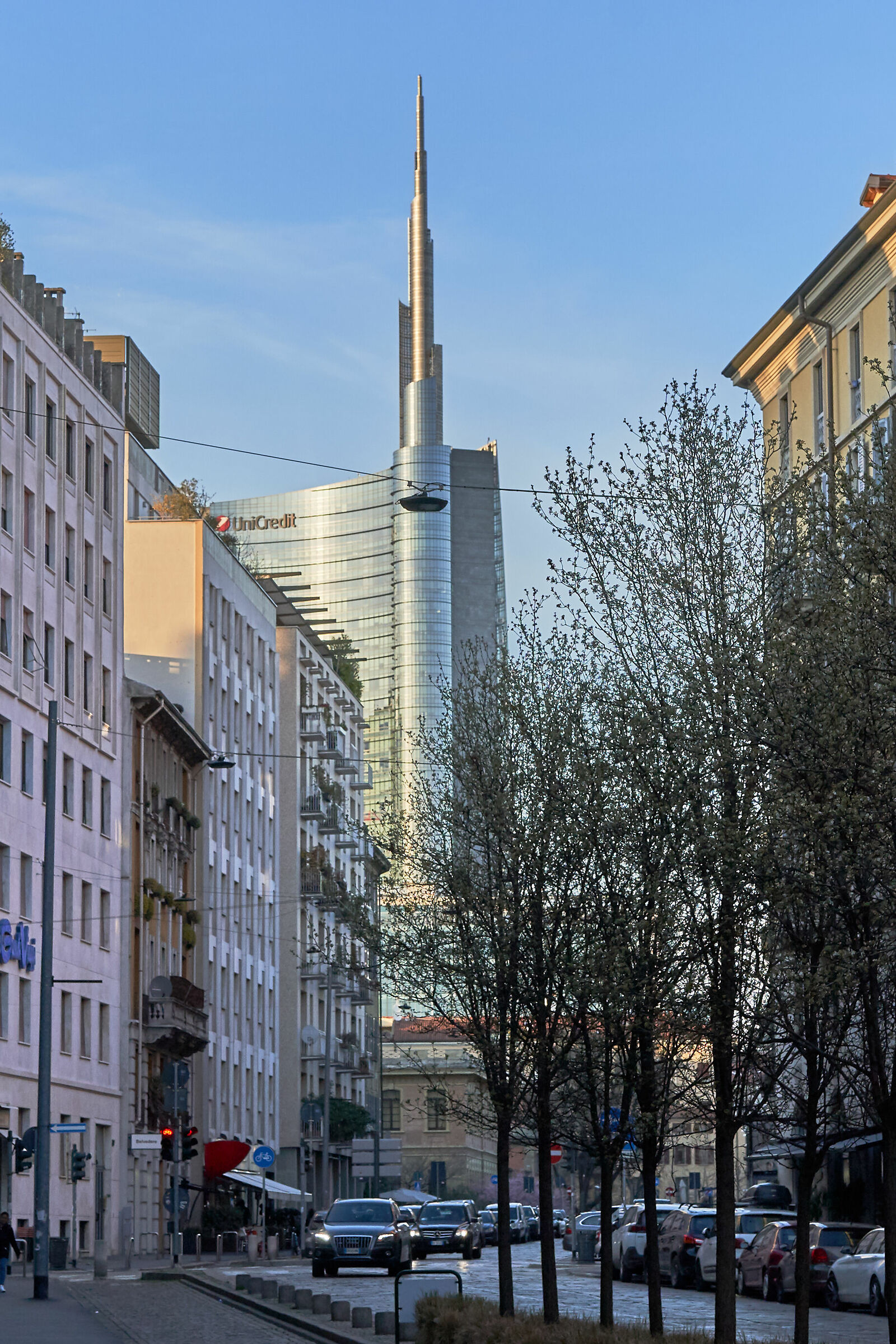 Milan UniCredit Tower from Brera