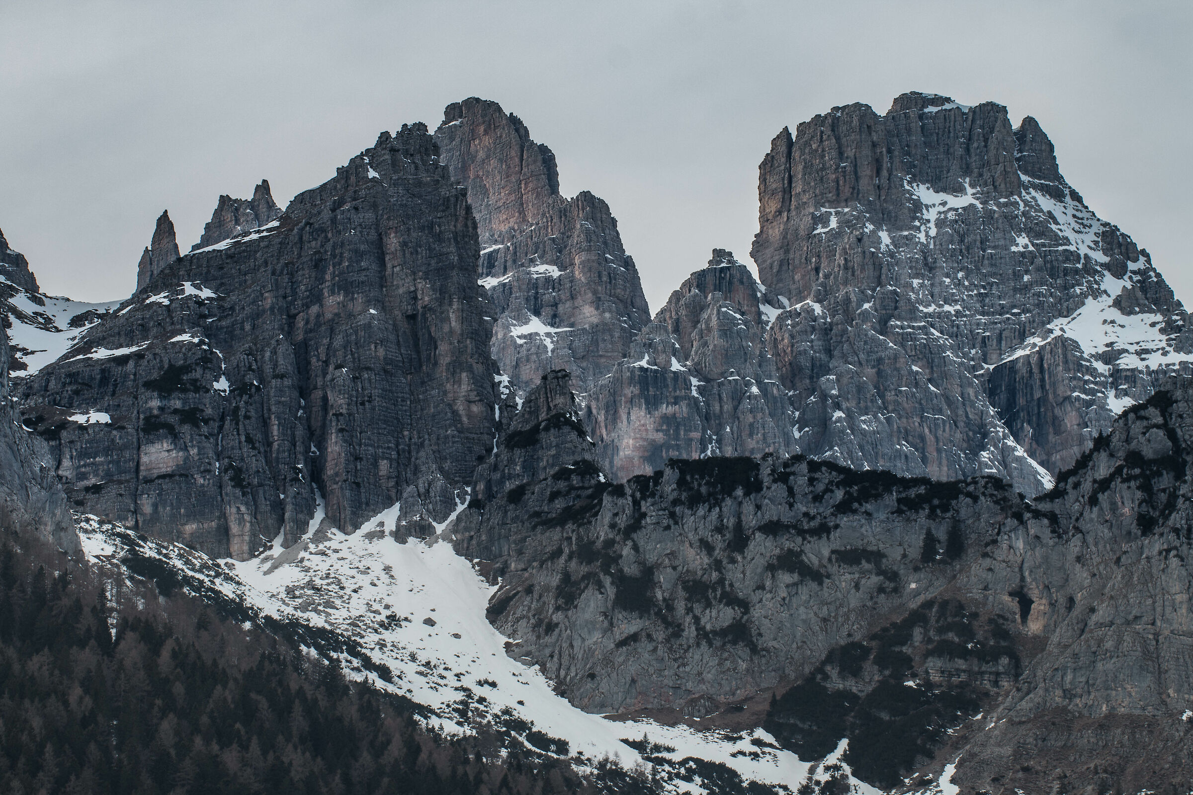 Le vette del lago di Molveno
