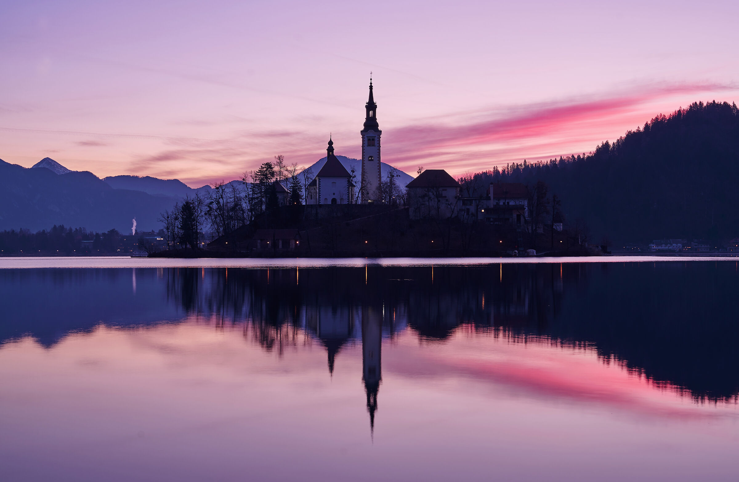 Sunrise in Bled