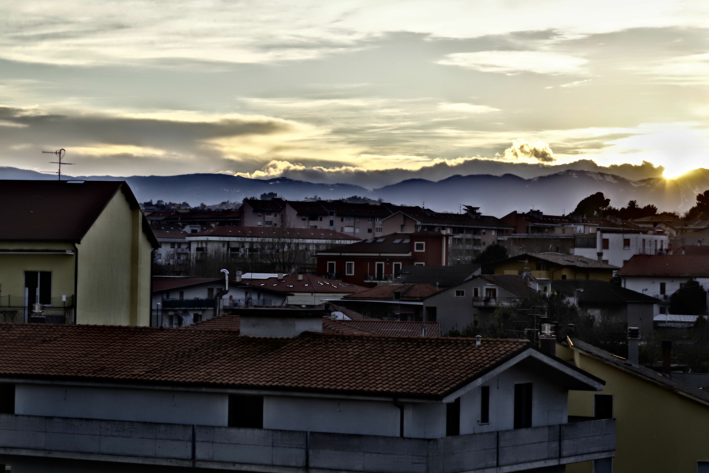 Sunset from the Balcony