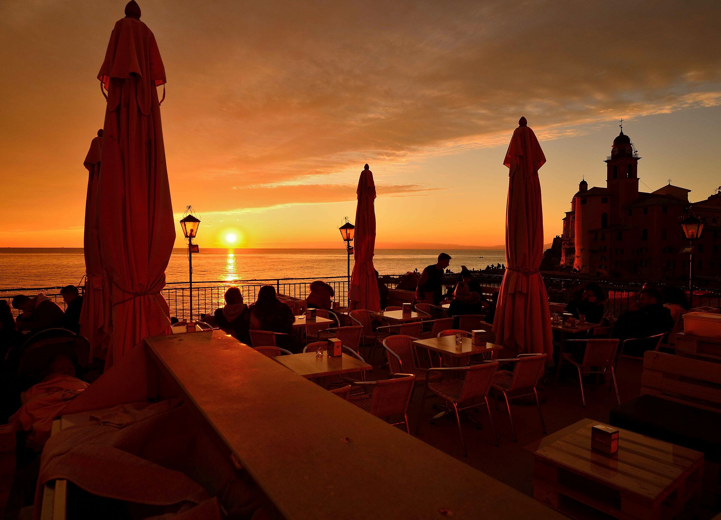 Happy hour con tramonto....