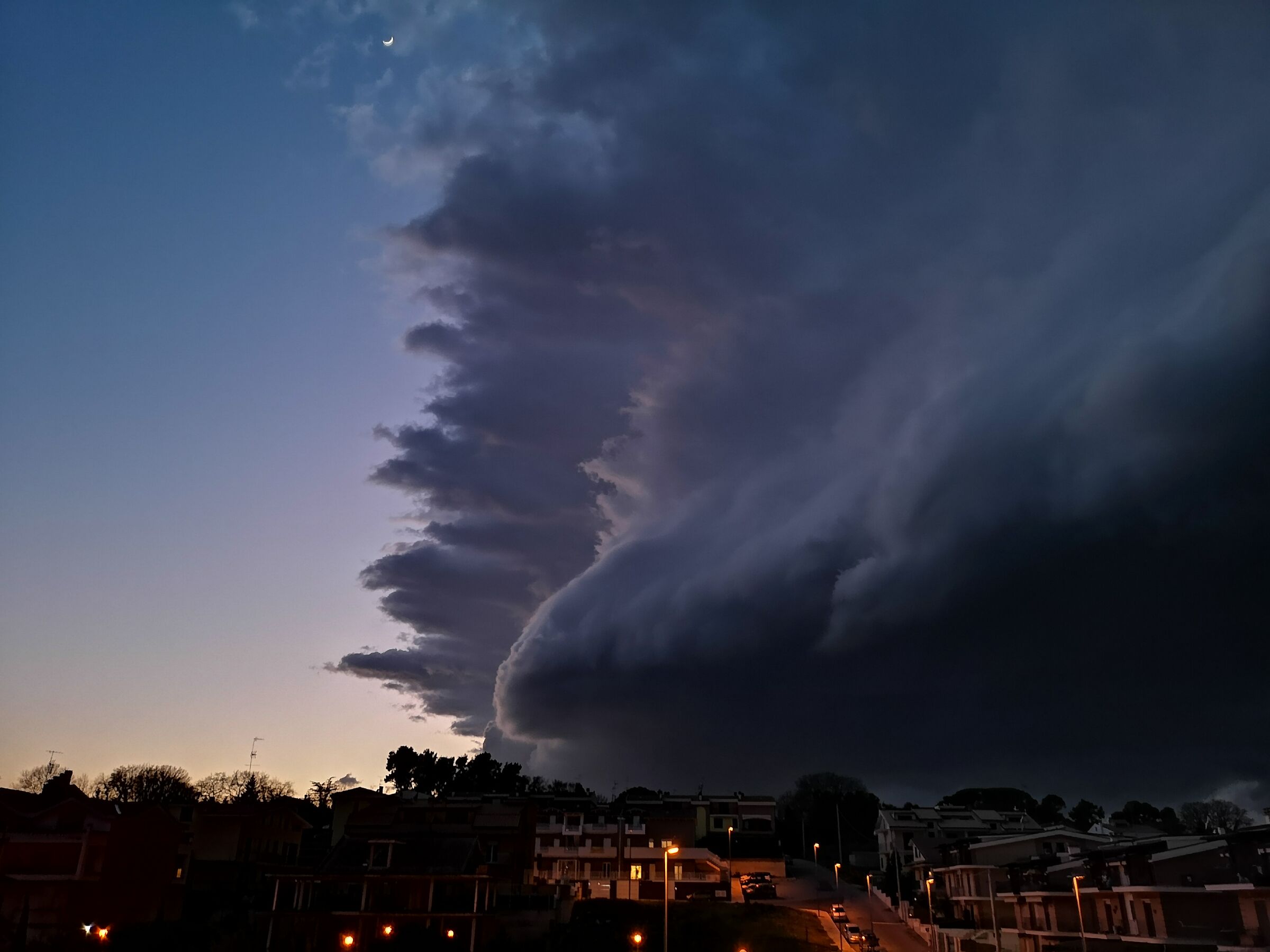 The Moon and the storm