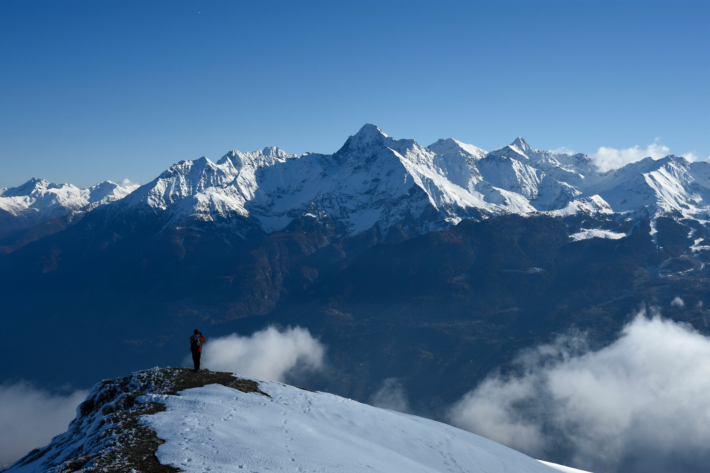 Photographing mountains