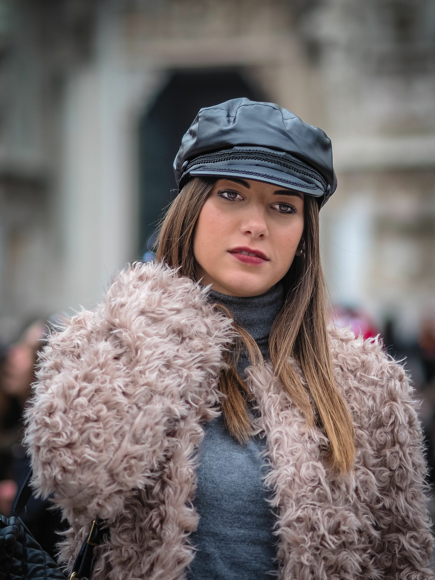 il cappello di pelle