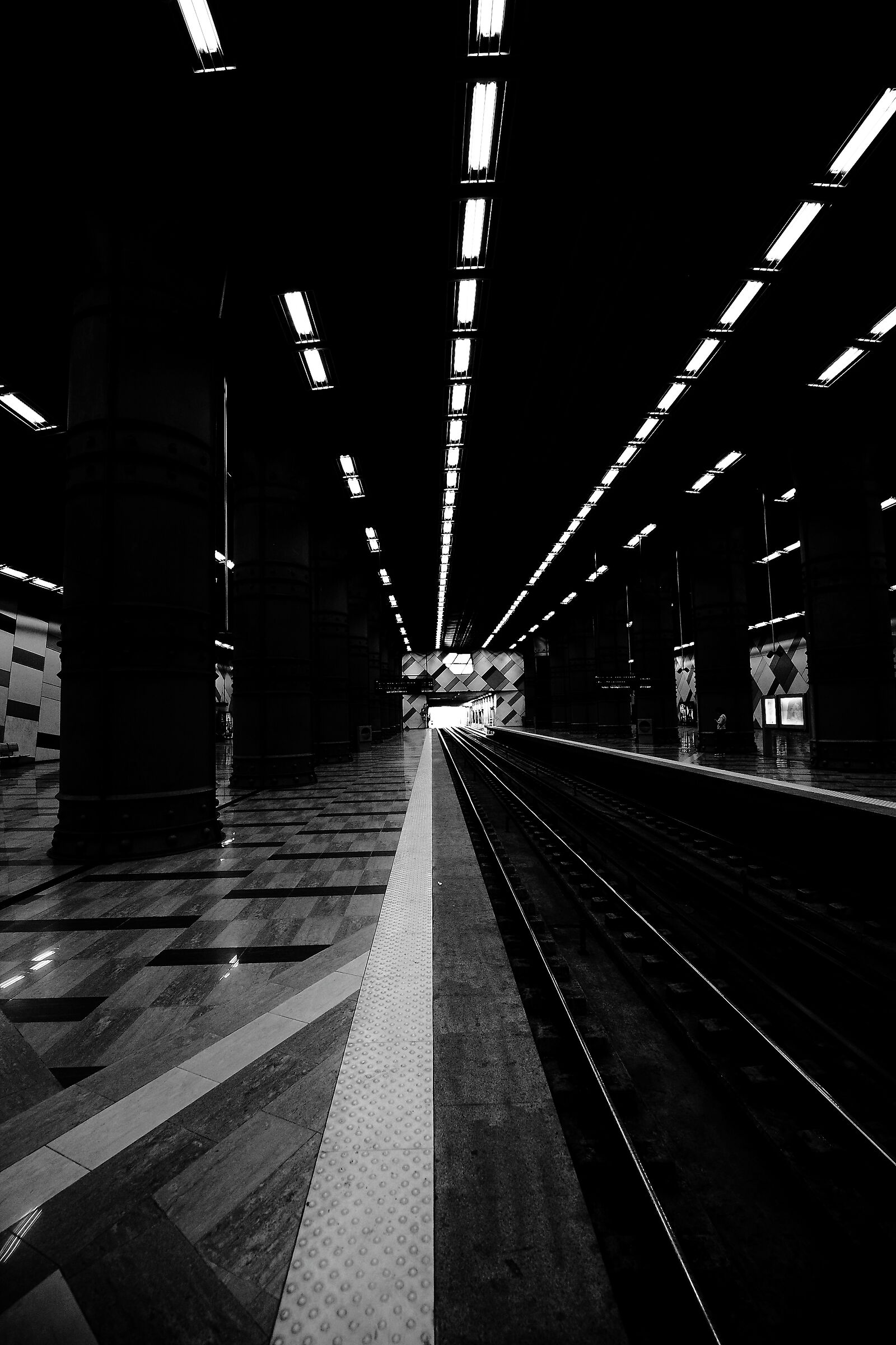 Perspective on the subway