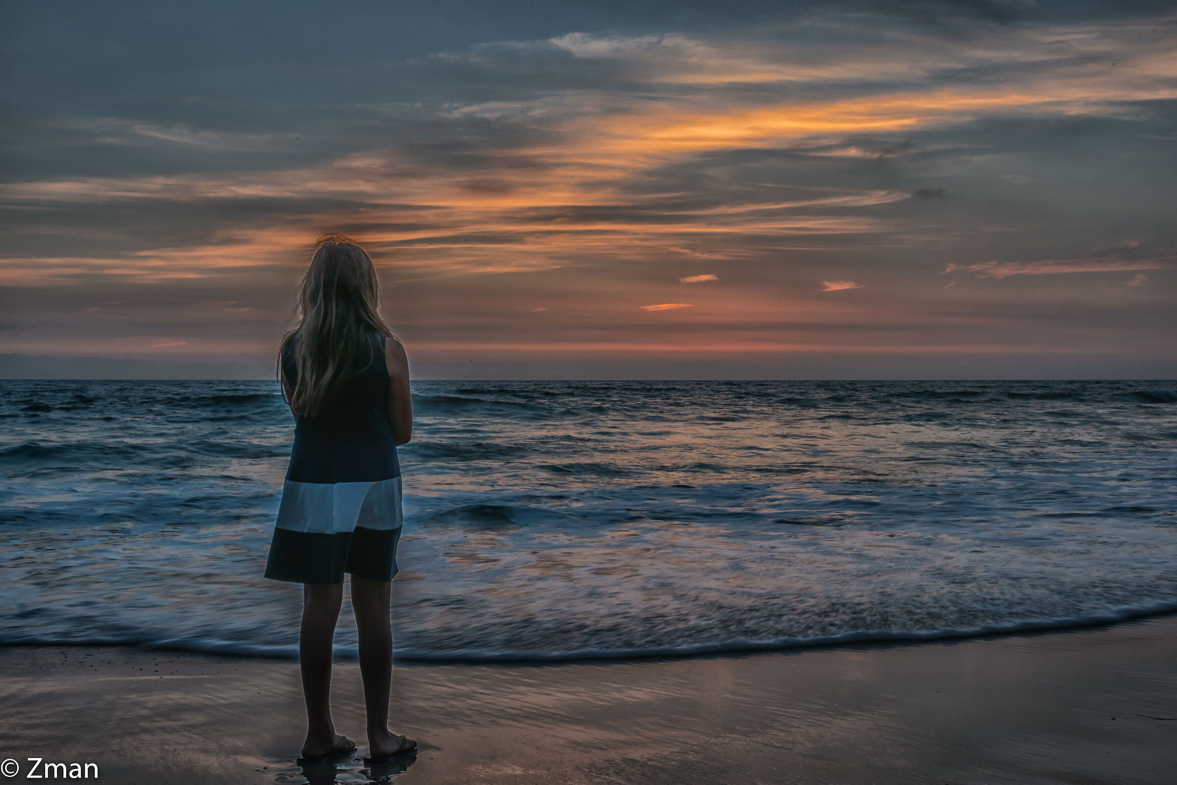 Young Girl at Laguna Beach
