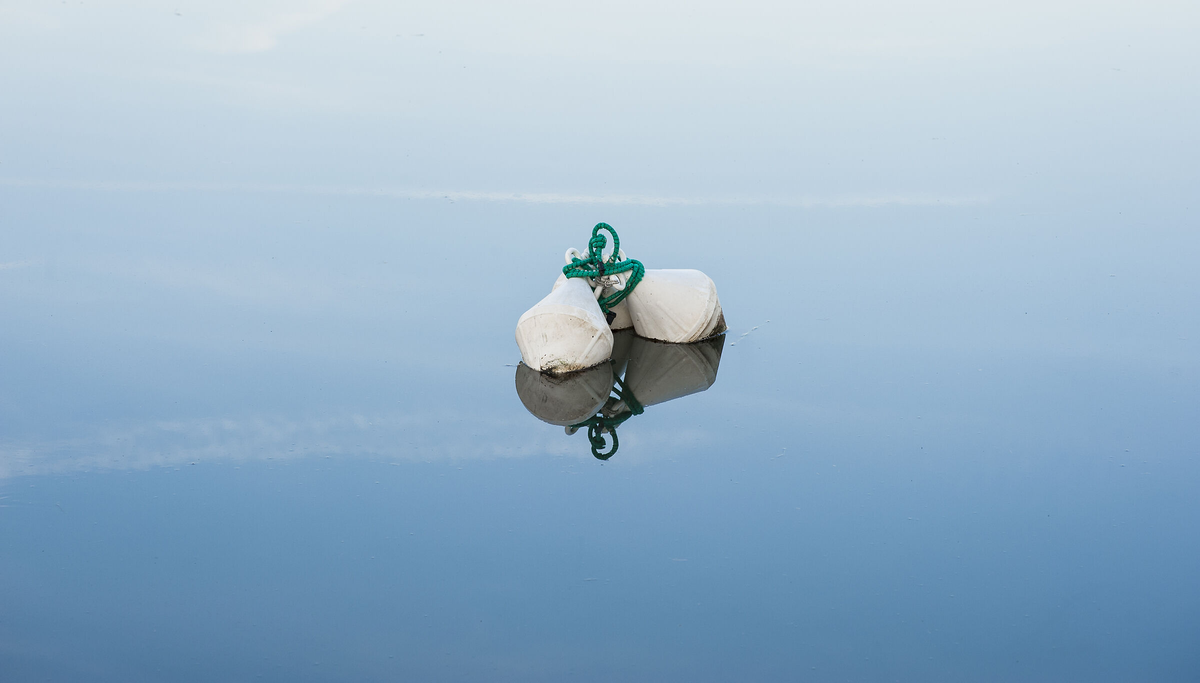 White buoys