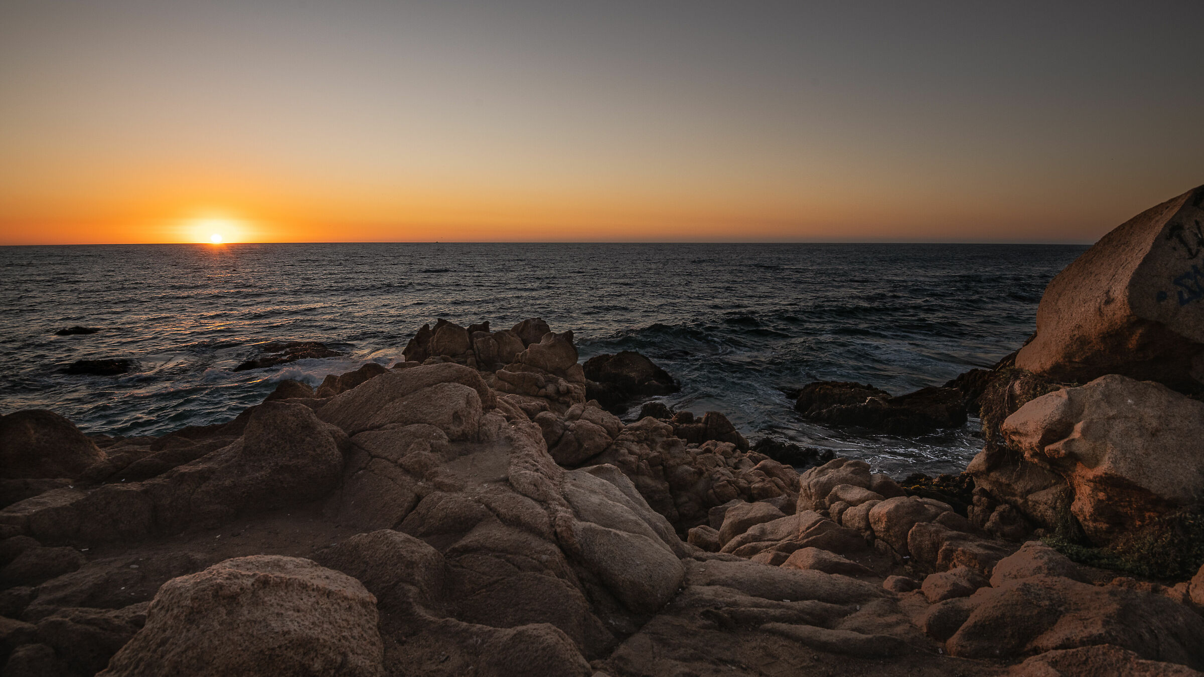 tramonto sul Pacifico