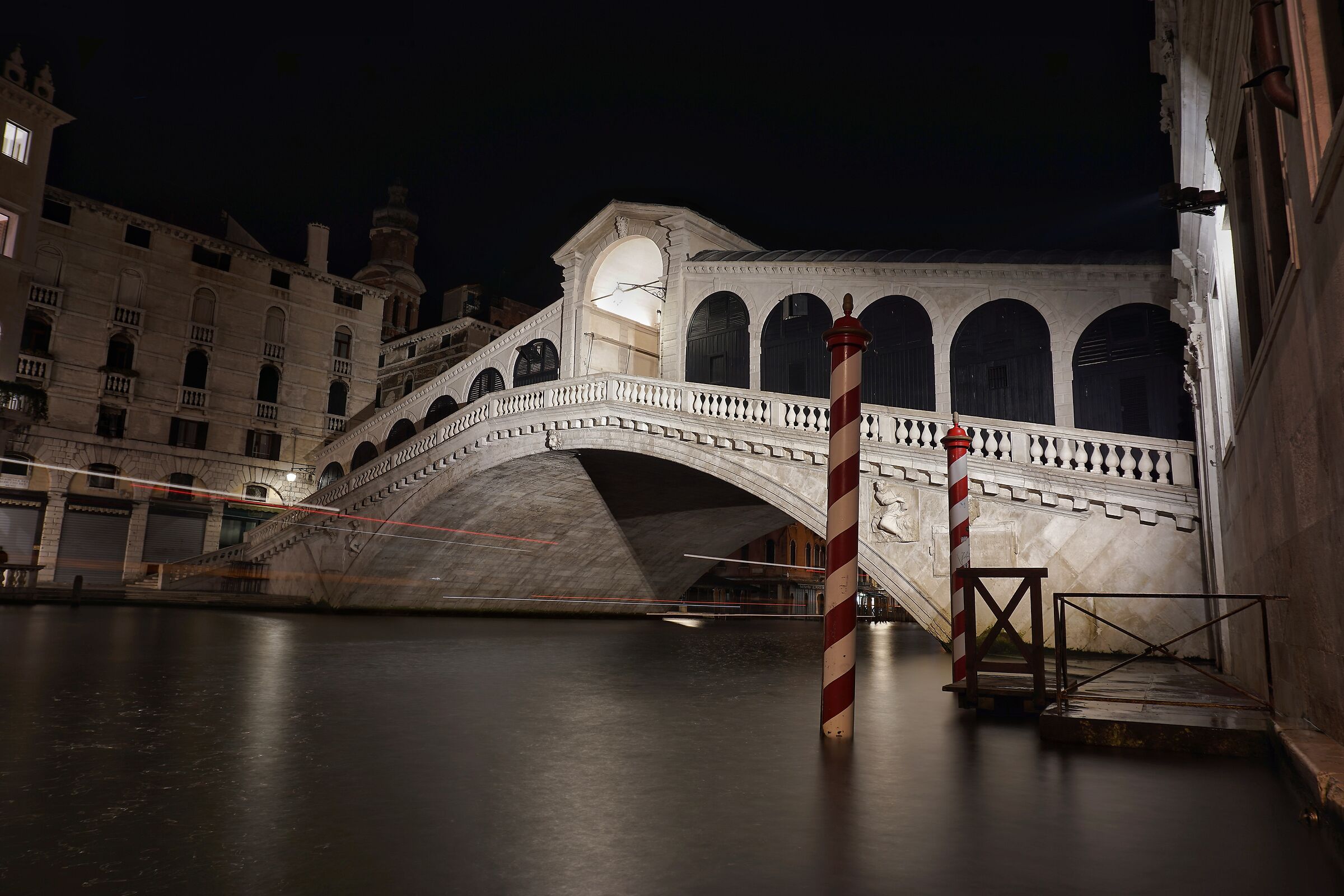 Rialto at night