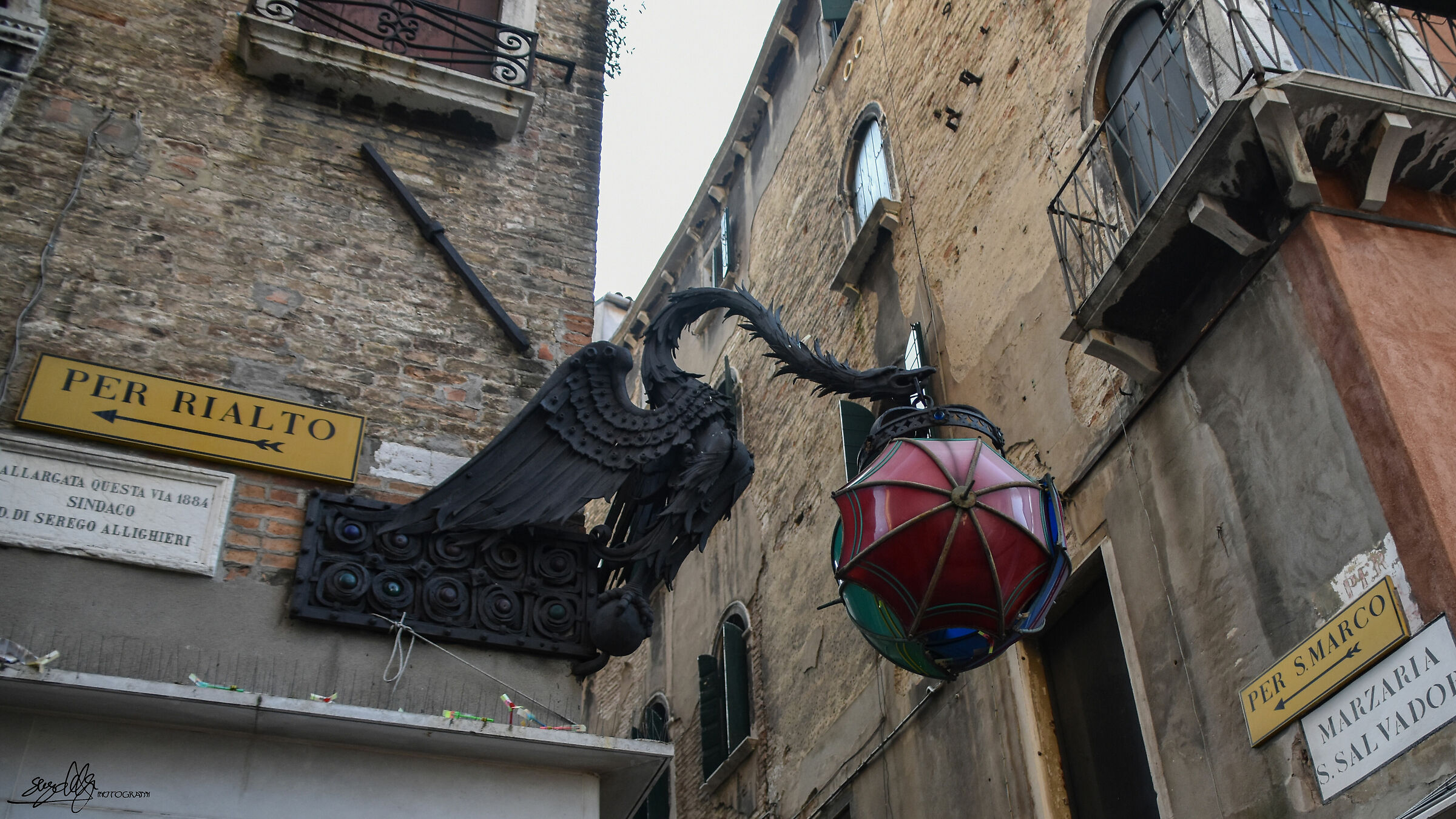 The sign of Marforio