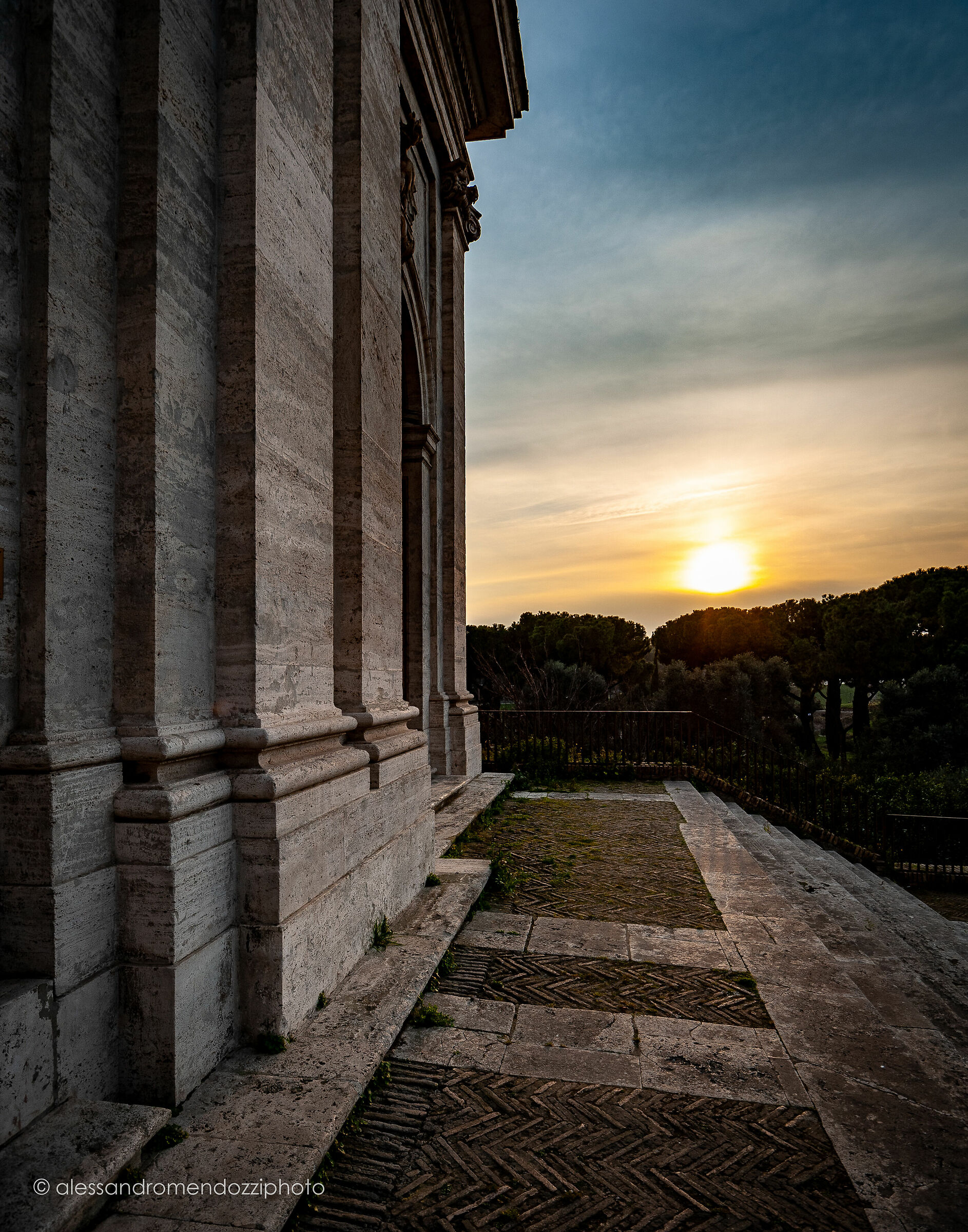 Sunset on the horizon
