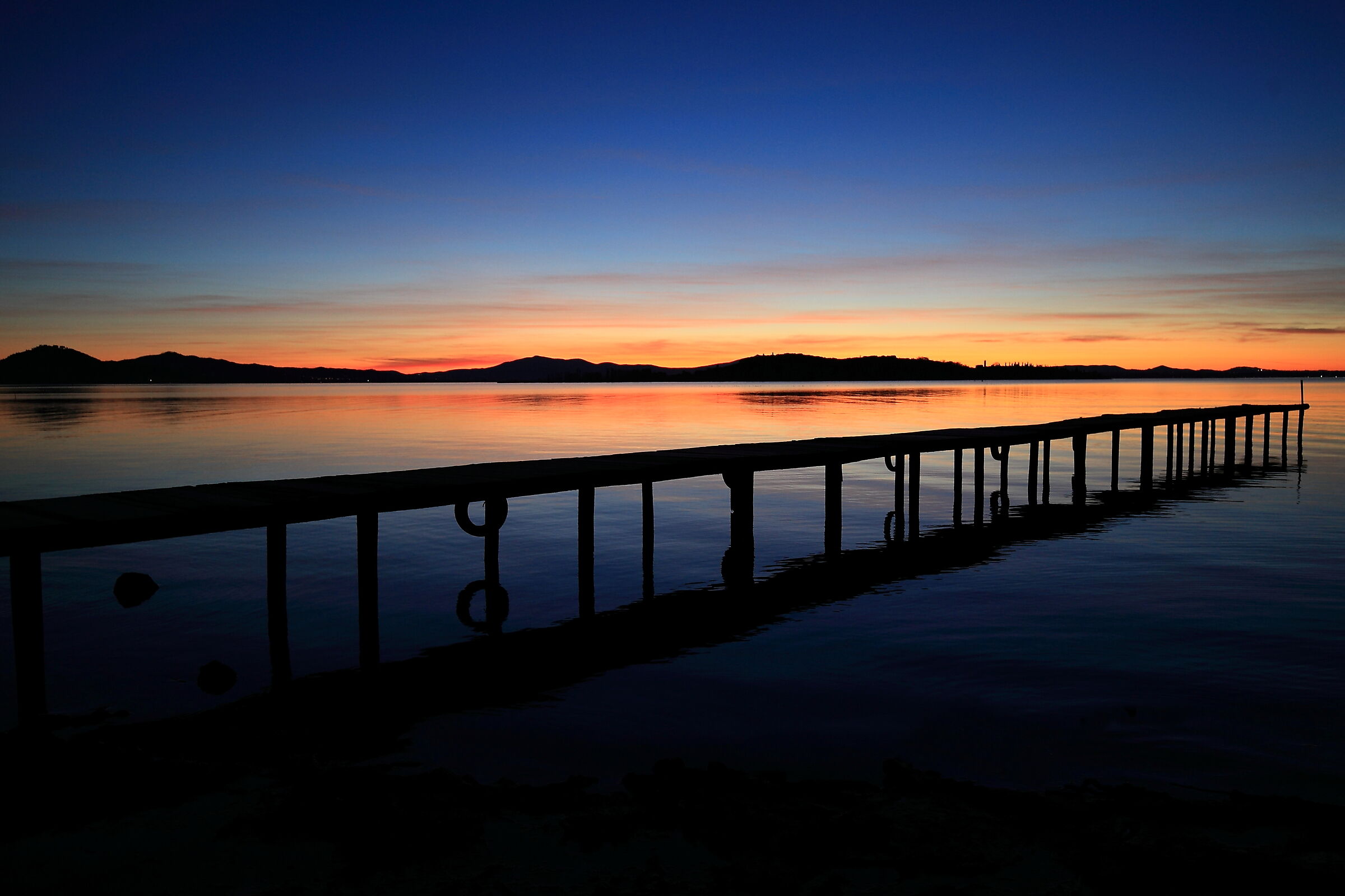 Camminata nel tramonto
