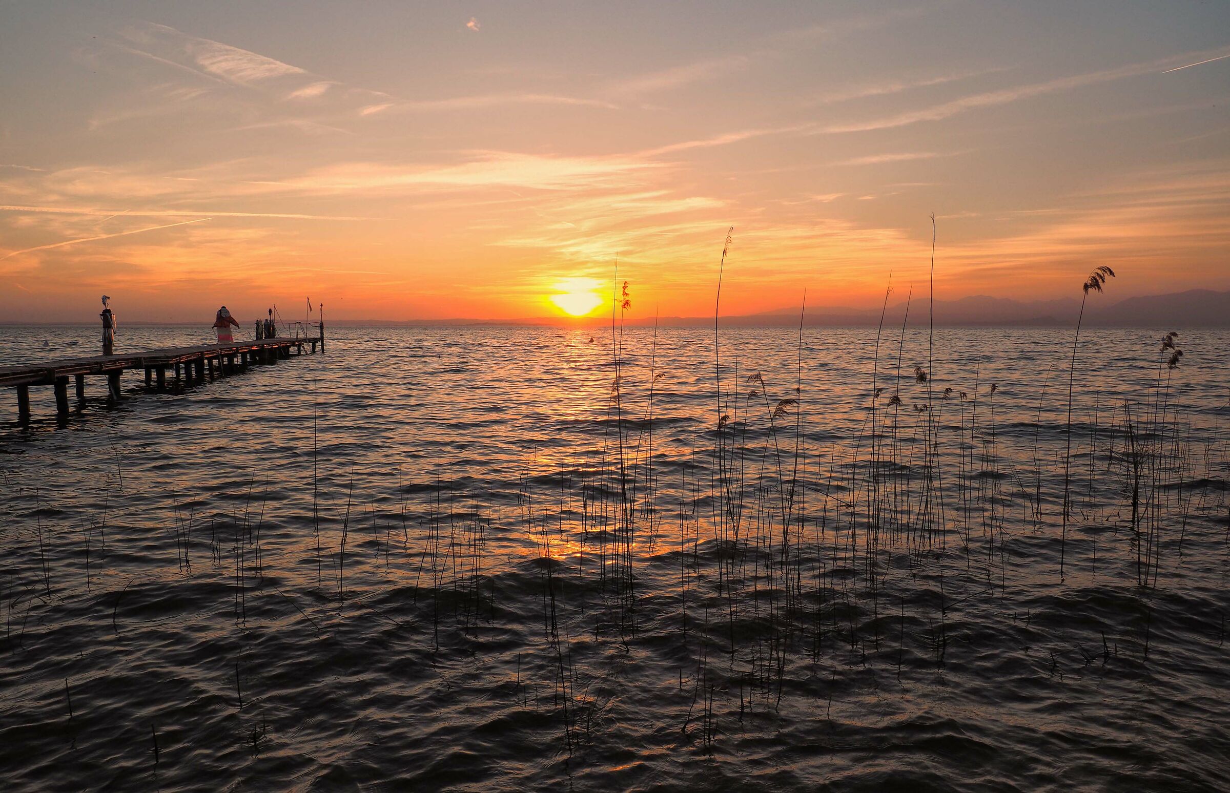 Sunset on Lake Garda