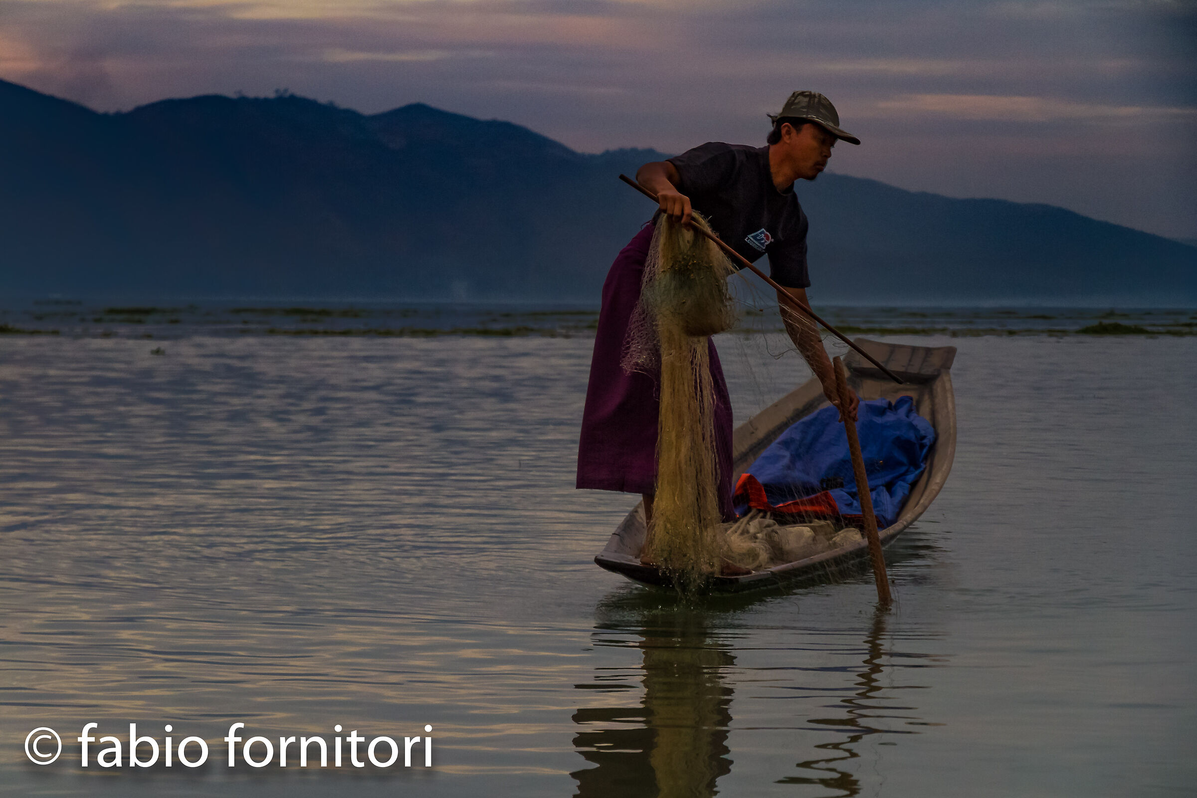 Burma by Boat , Another fisherman , Myanmar, 2009