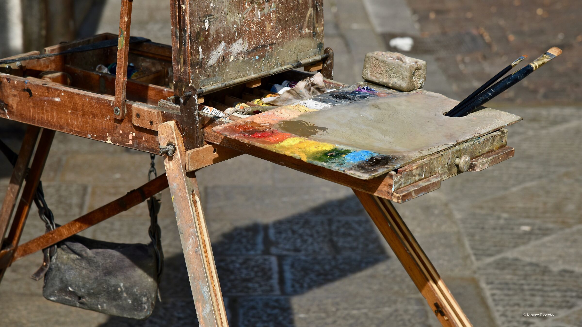 Painter in the street