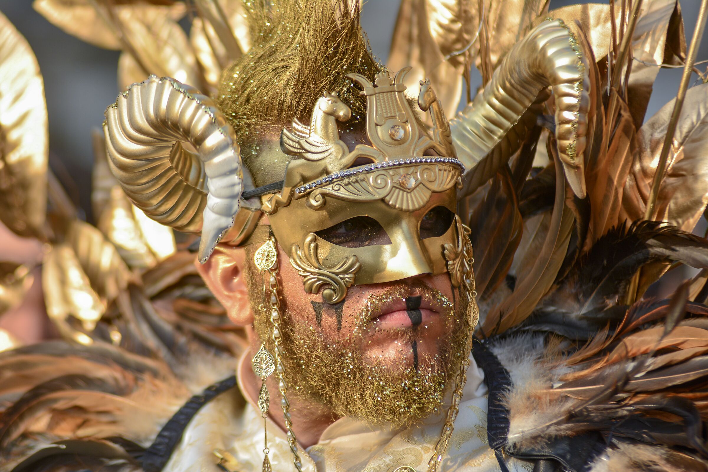 Venice-Male portrait in a mask