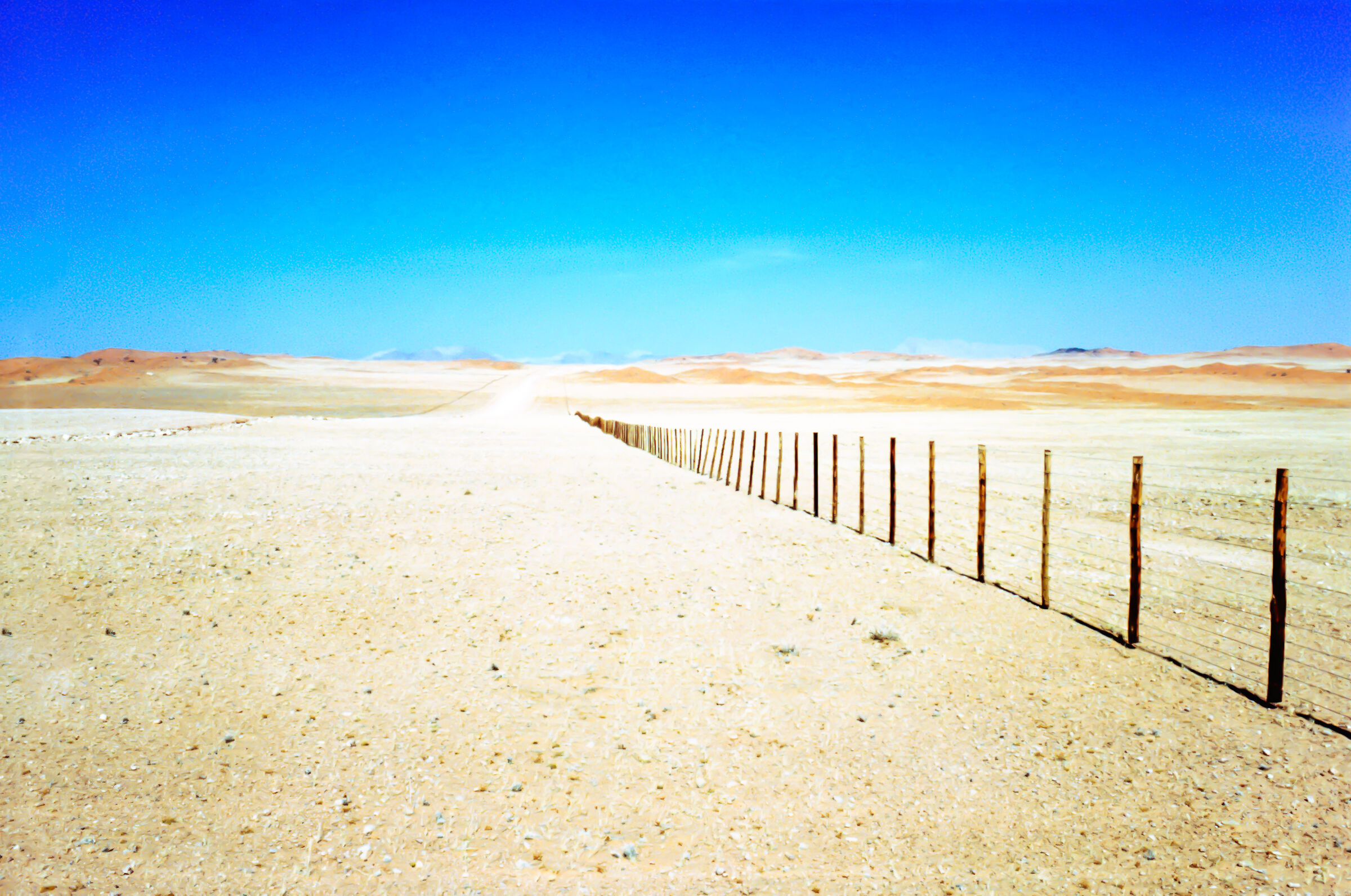 The road in the desert