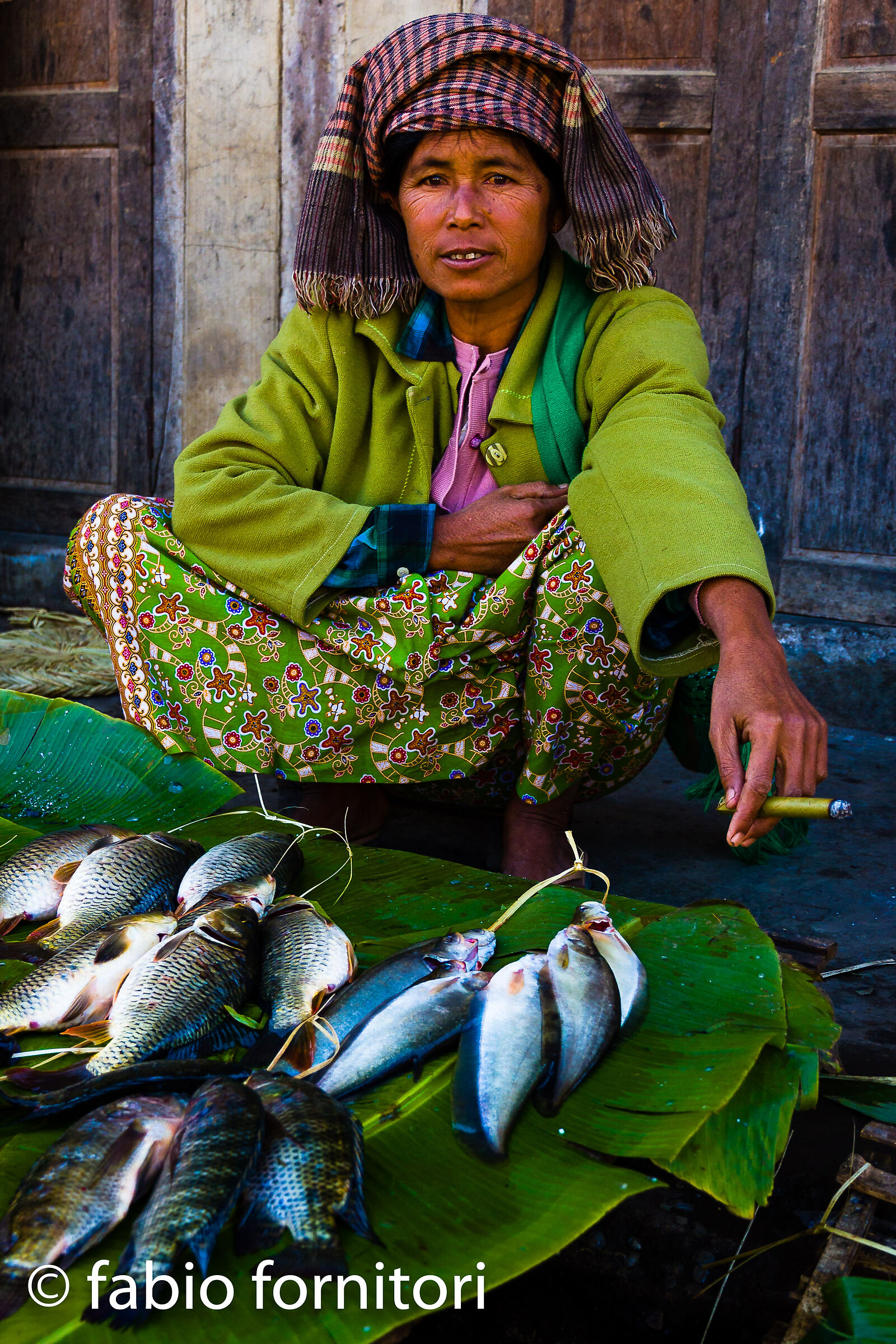 Burma by Feet, Nyaungshwe Woman, Myanmar, 2009