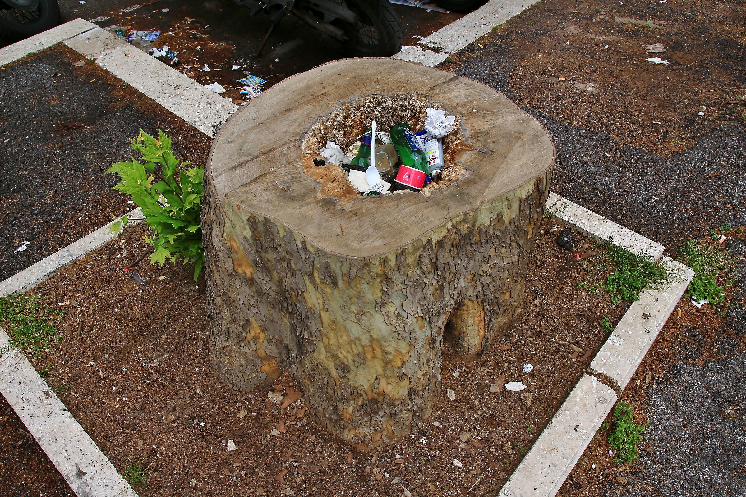 Paesaggio con "elementi umani"